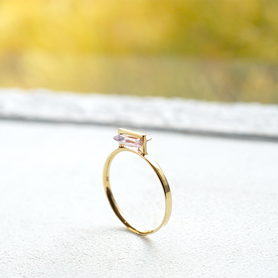 BAND RING MORGANITE #2864