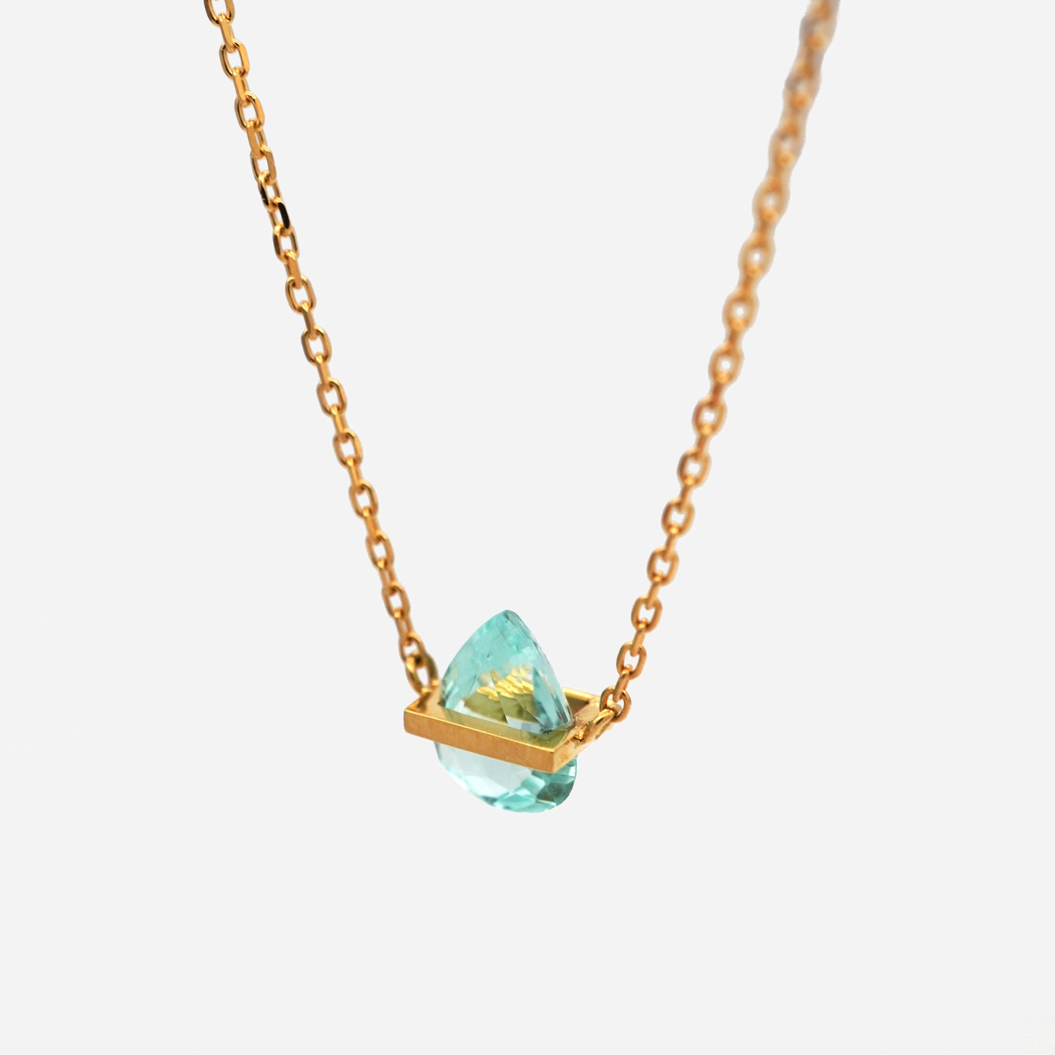 BAND NECKLACE PARAIBA TOURMALINE #2166