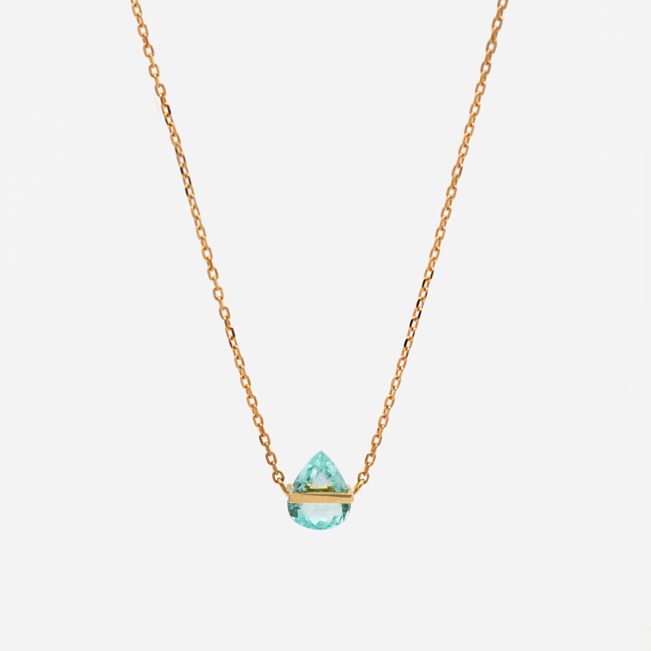 BAND NECKLACE PARAIBA TOURMALINE #2166