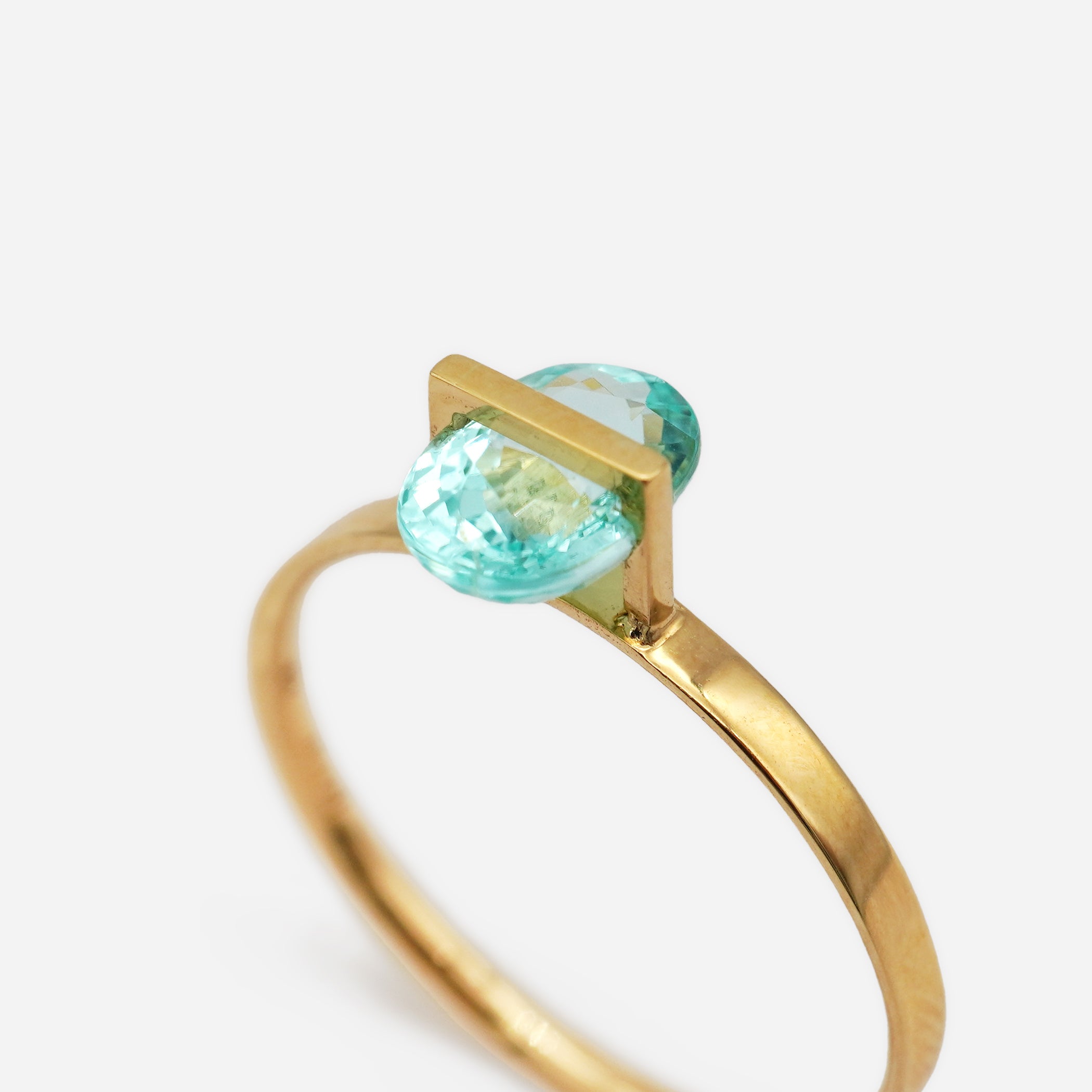 BAND RING PARAIBA TOURMALINE #2169
