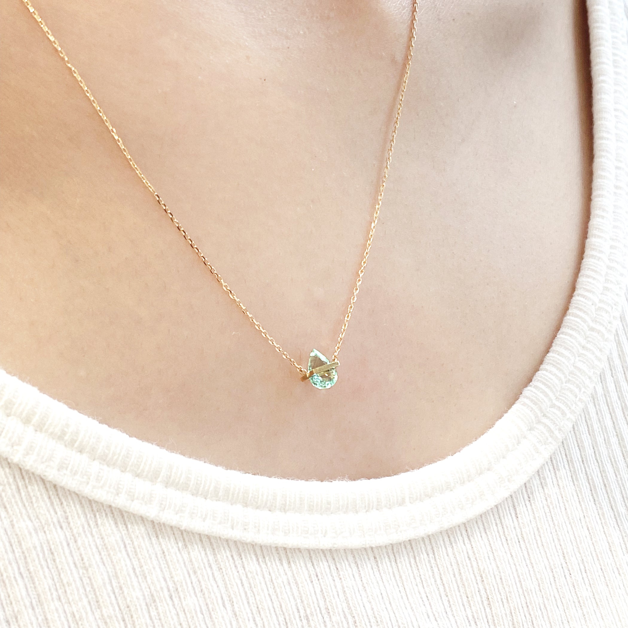 BAND NECKLACE PARAIBA TOURMALINE #2166