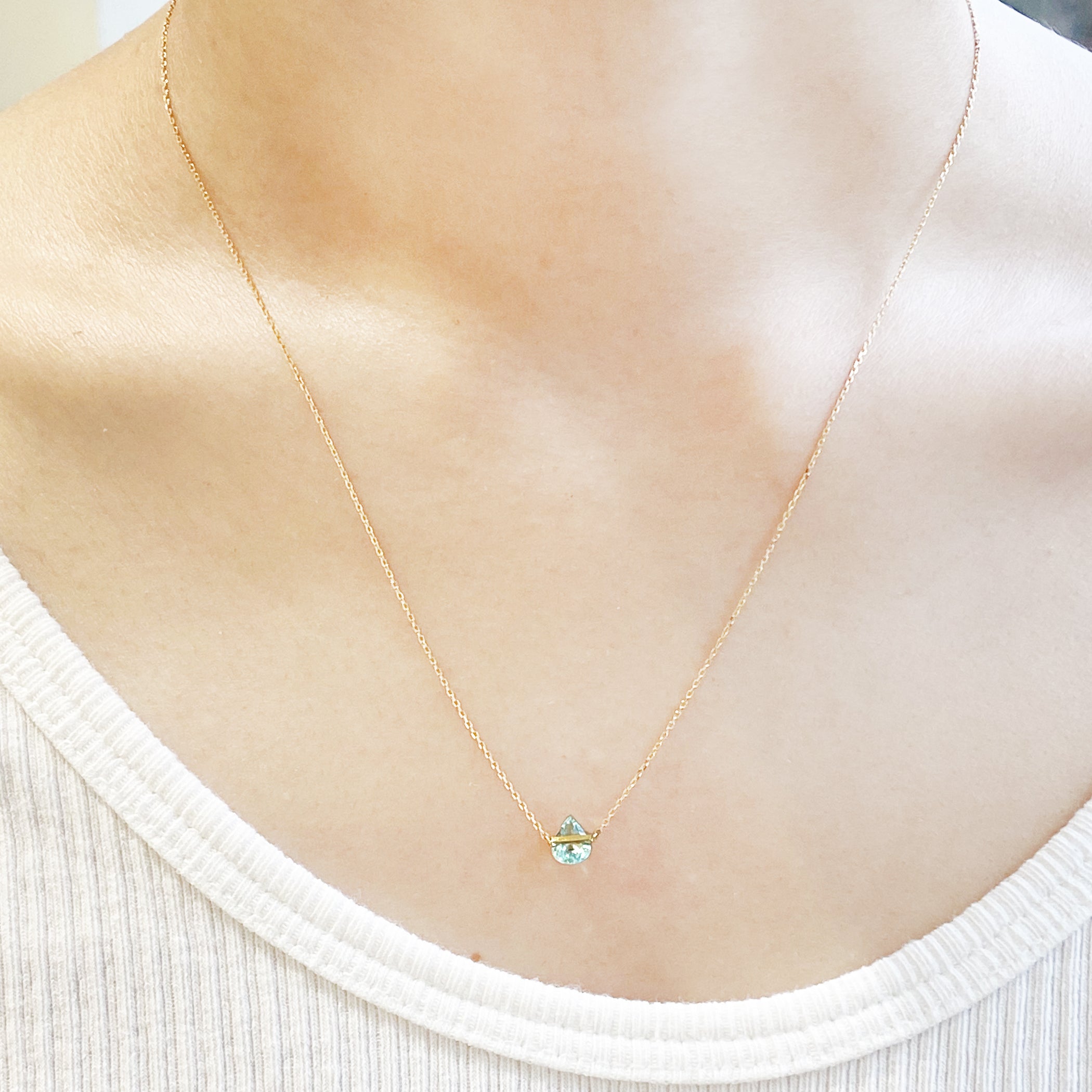 BAND NECKLACE PARAIBA TOURMALINE #2166