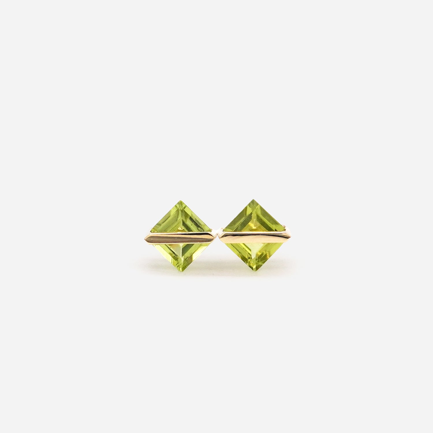 BAND EARRINGS PERIDOT #2610