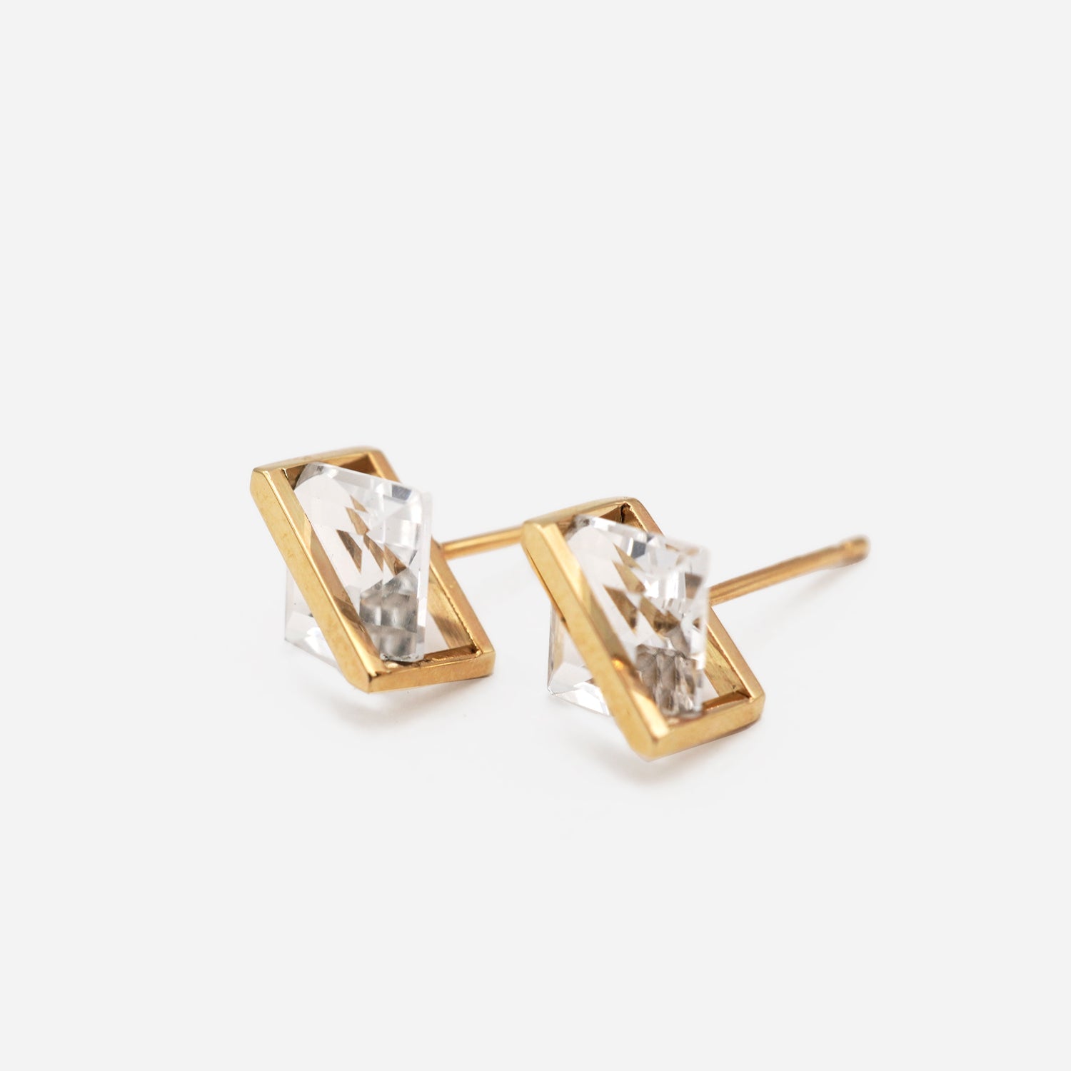 BAND EARRING QUARTZ #2940