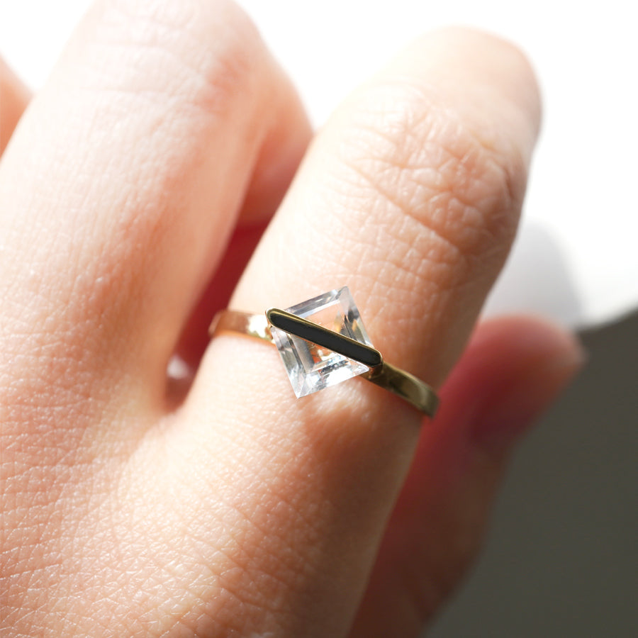 BAND RING QUARTZ#2922