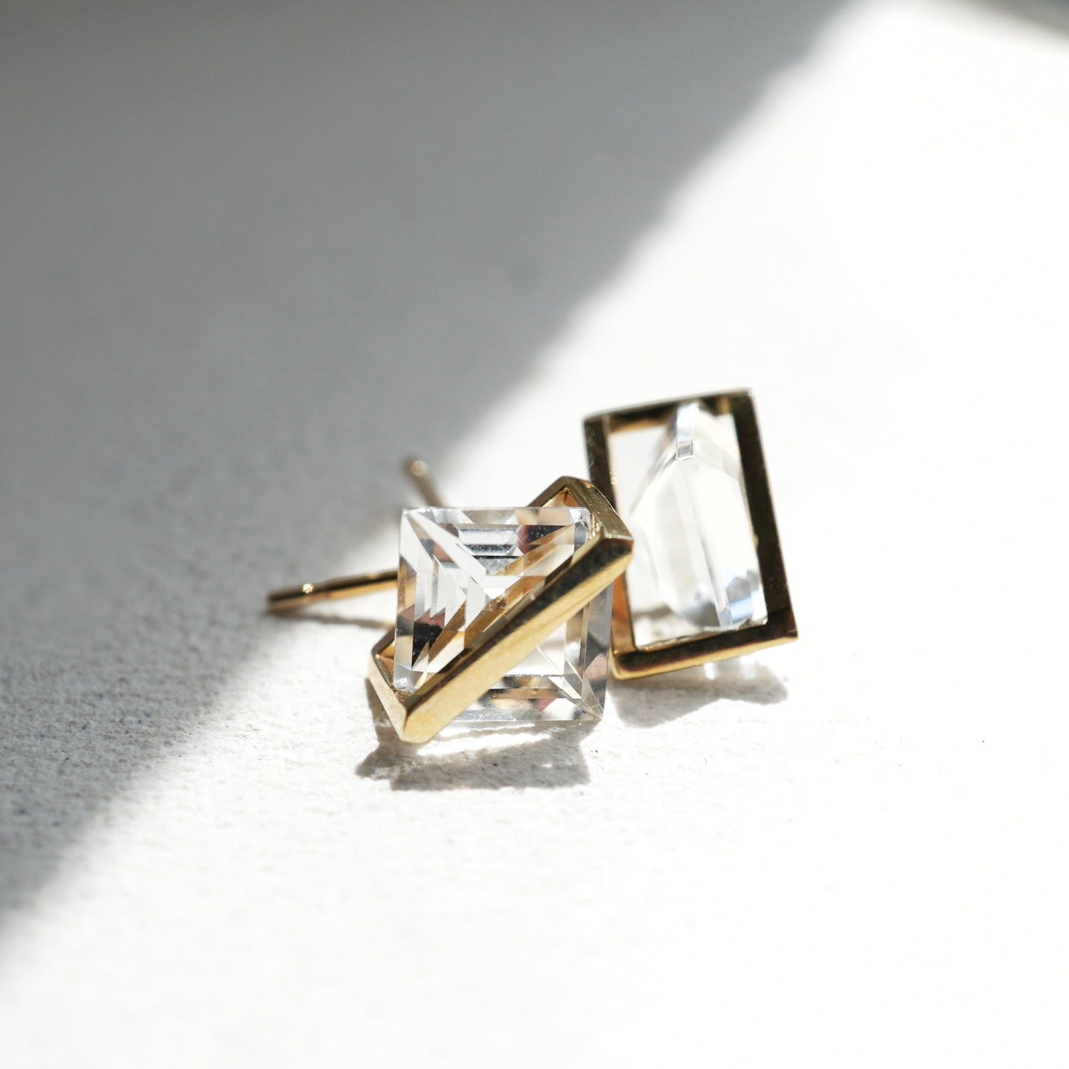 BAND EARRING QUARTZ #2940