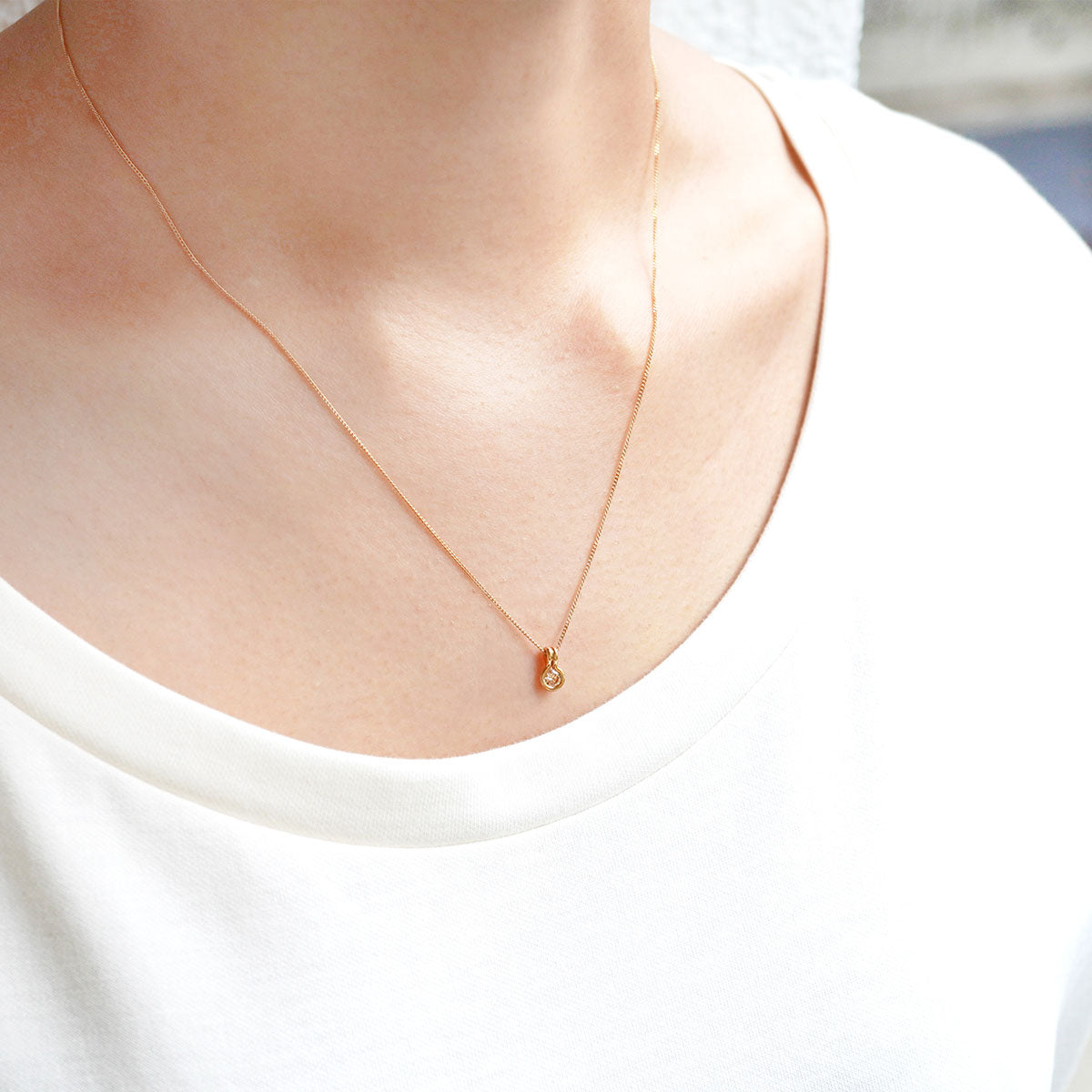 ROUND DIAMOND NECKLACE #1450