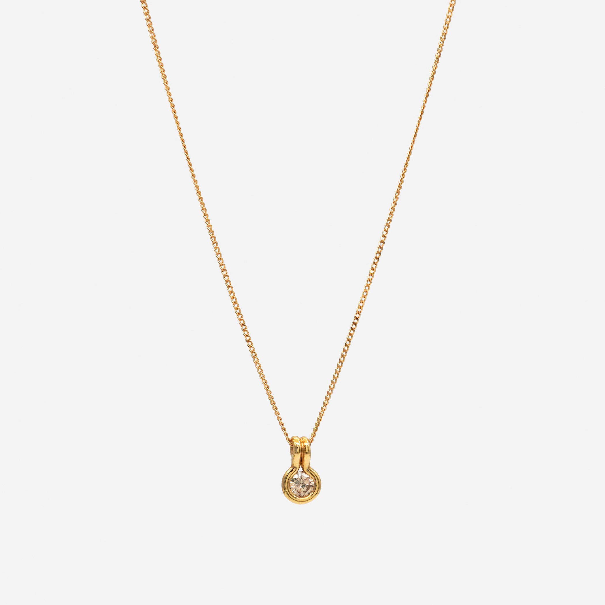 ROUND DIAMOND NECKLACE #1450