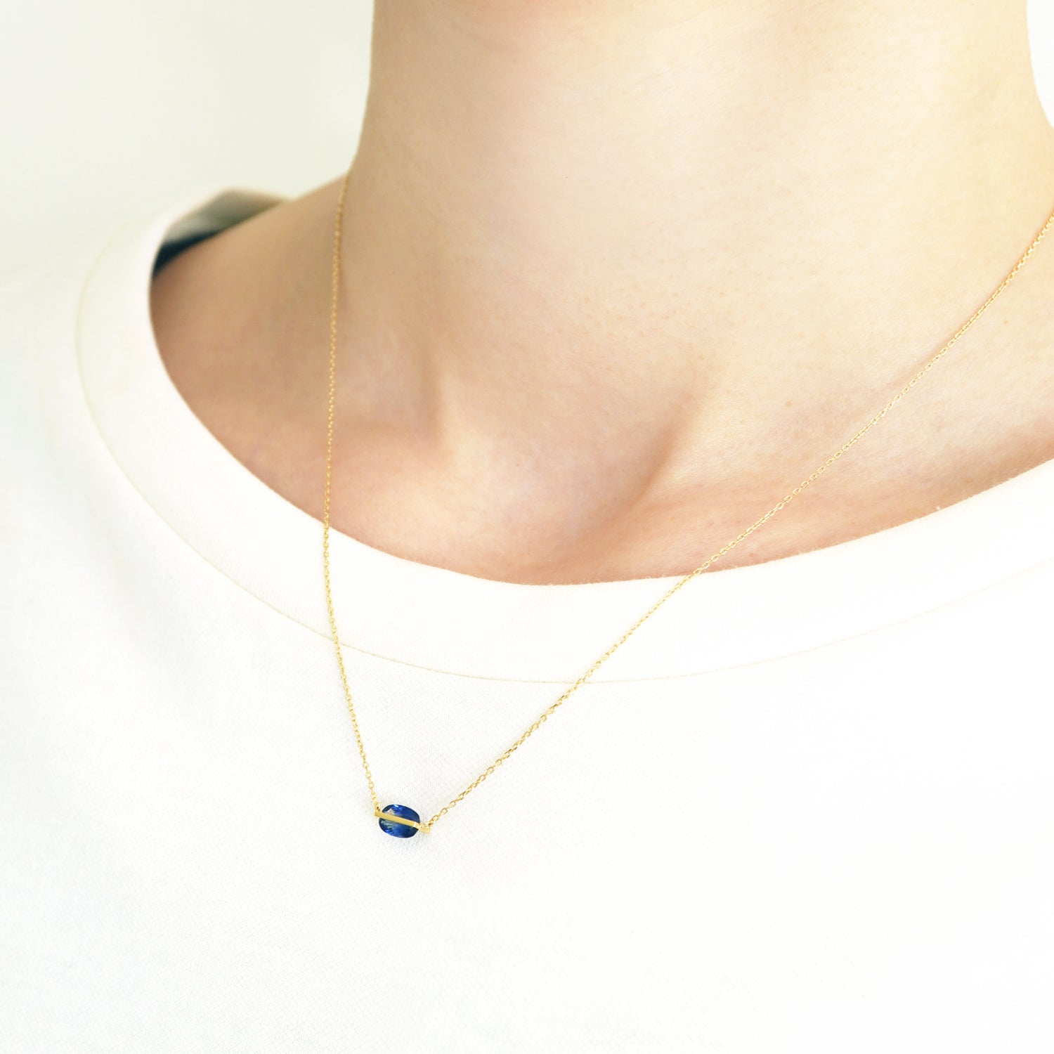 BAND NECKLACE SAPPHIRE #2723