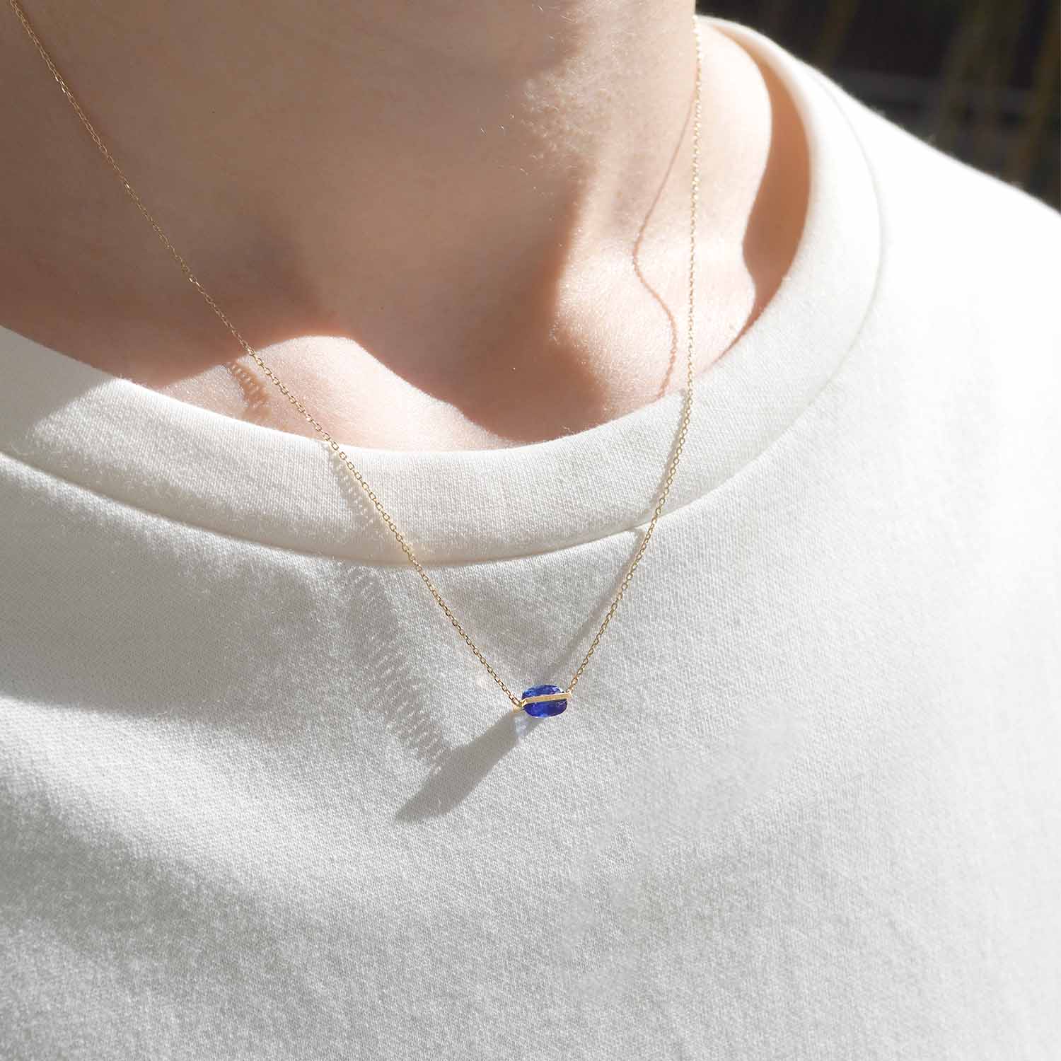 BAND NECKLACE SAPPHIRE #2723