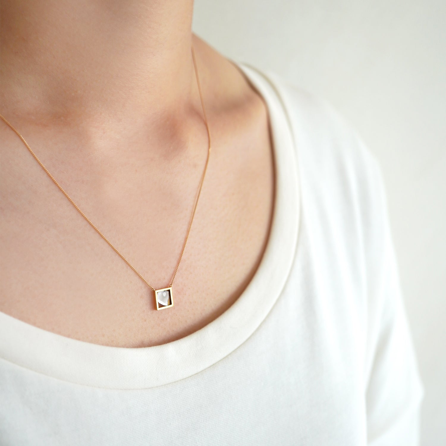 FRAME DIAMOND NECKLACE #2100