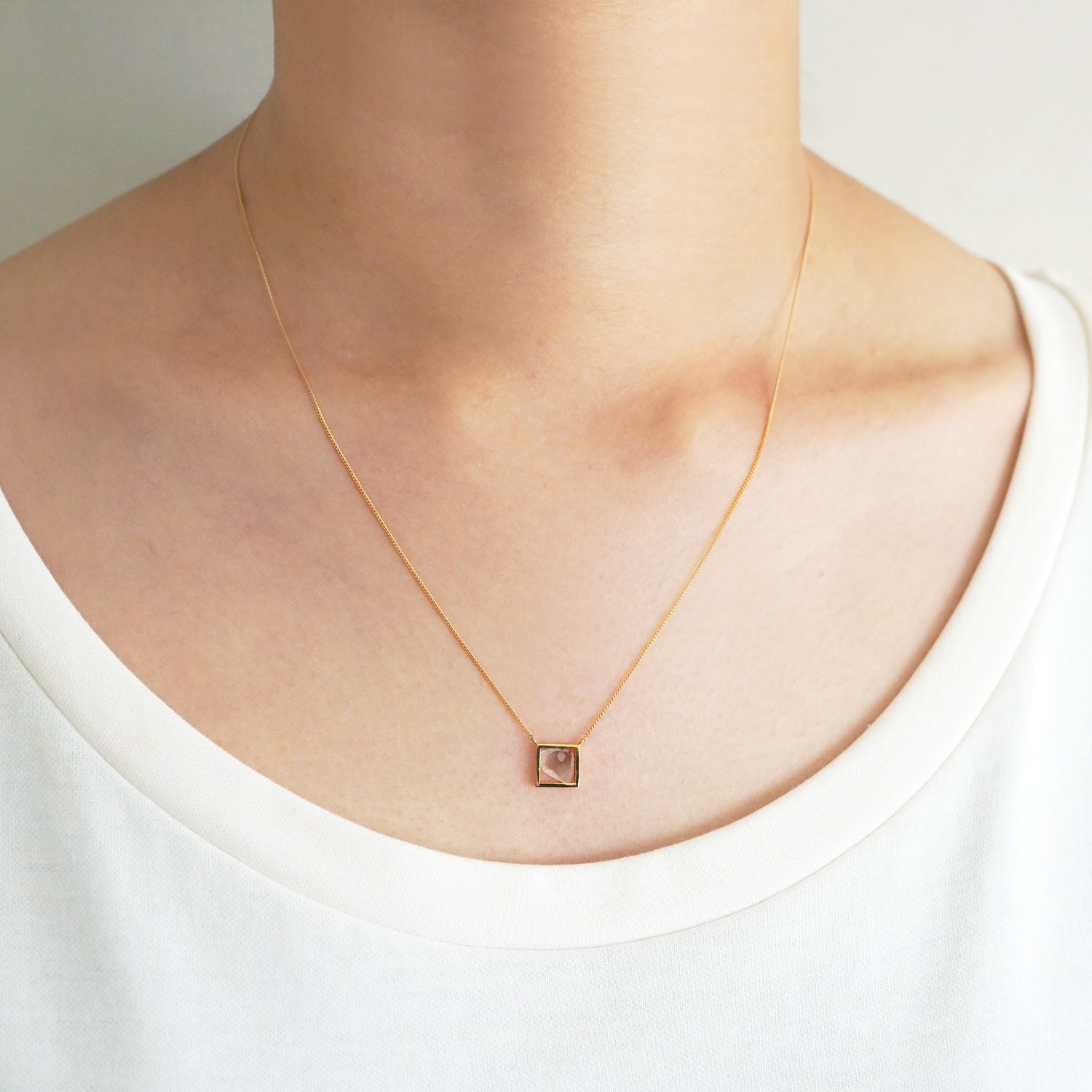 FRAME DIAMOND NECKLACE #2100