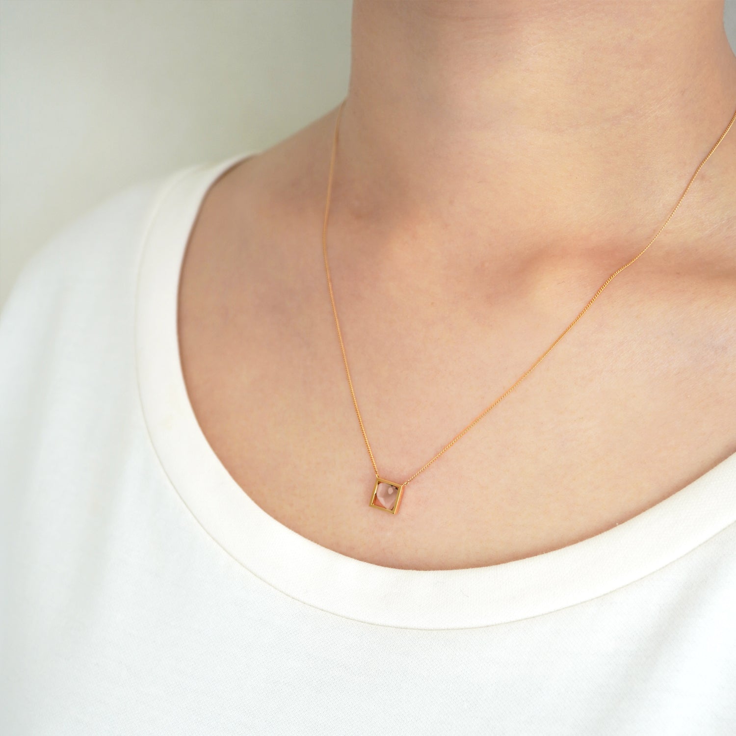FRAME DIAMOND NECKLACE #2100