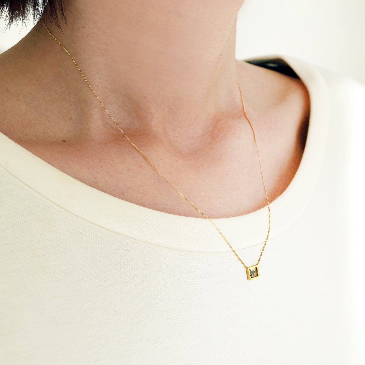 FRAME DIAMOND NECKLACE #2645