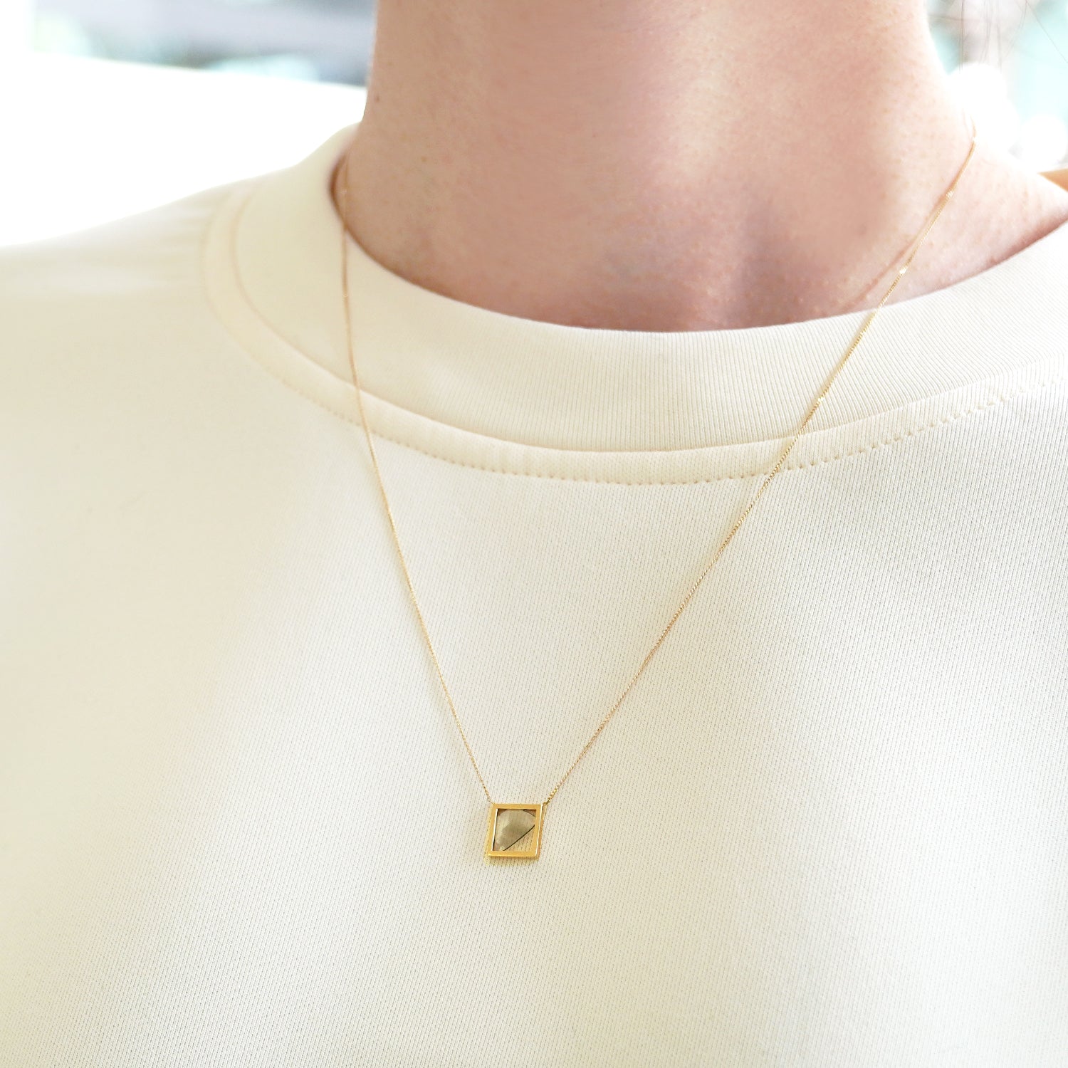 FRAME DIAMOND NECKLACE #2127