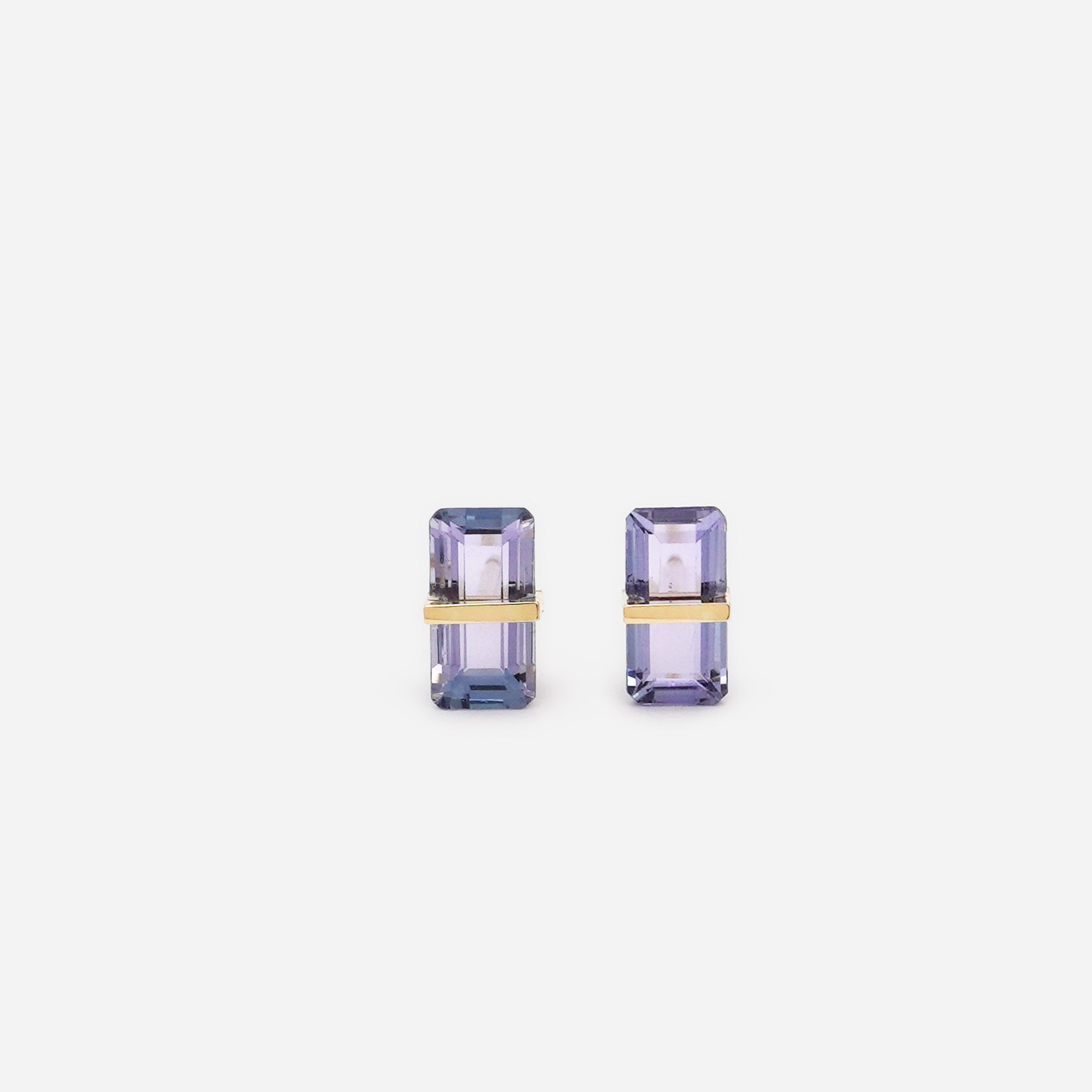 BAND EARRINGS TANZANITE #2252