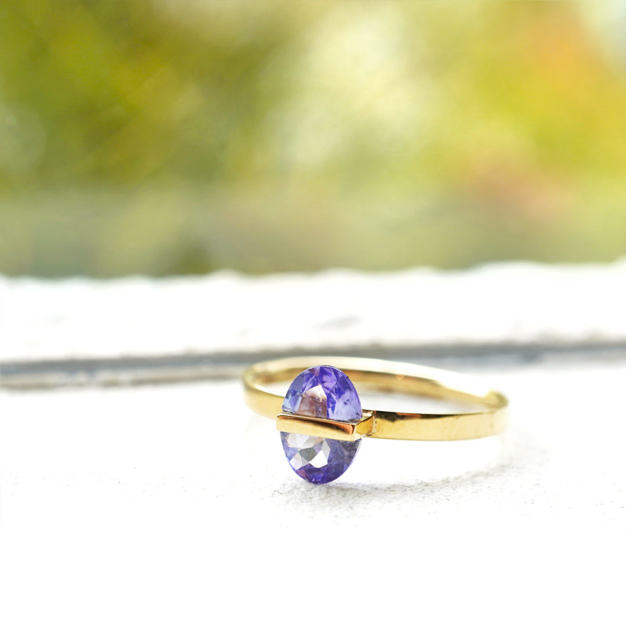 BAND RING TANZANITE #1794