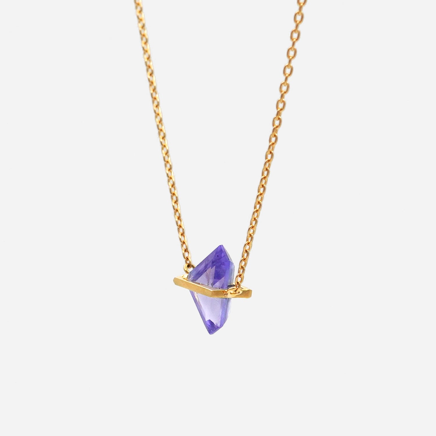 BAND NECKLACE TANZANITE #2207