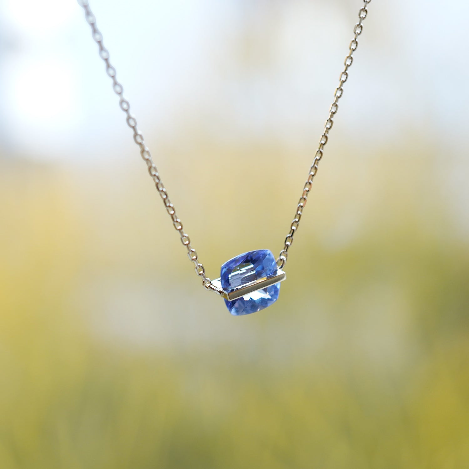 BAND NECKLACE TANZANITE #2421