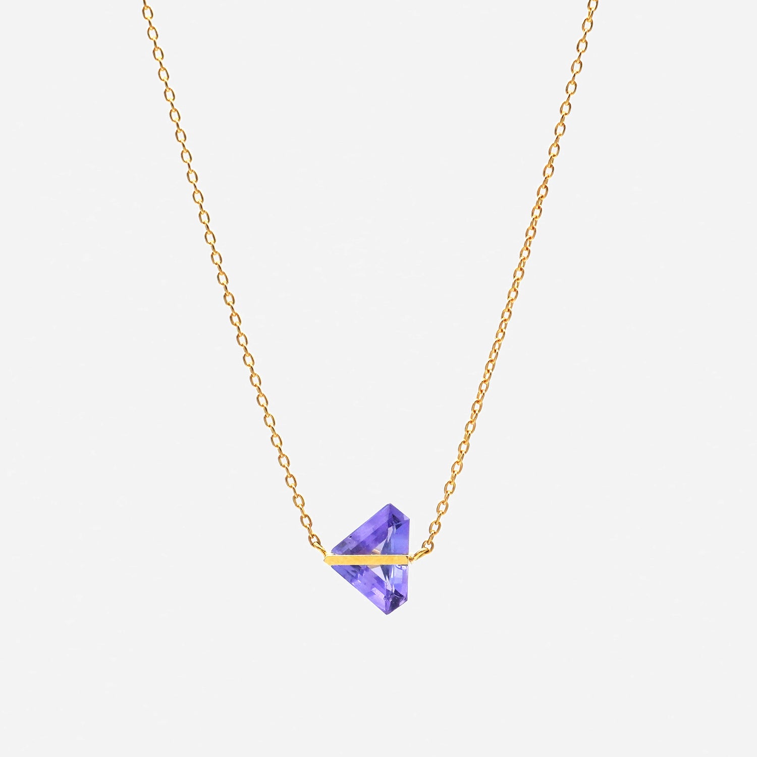 BAND NECKLACE TANZANITE #2207