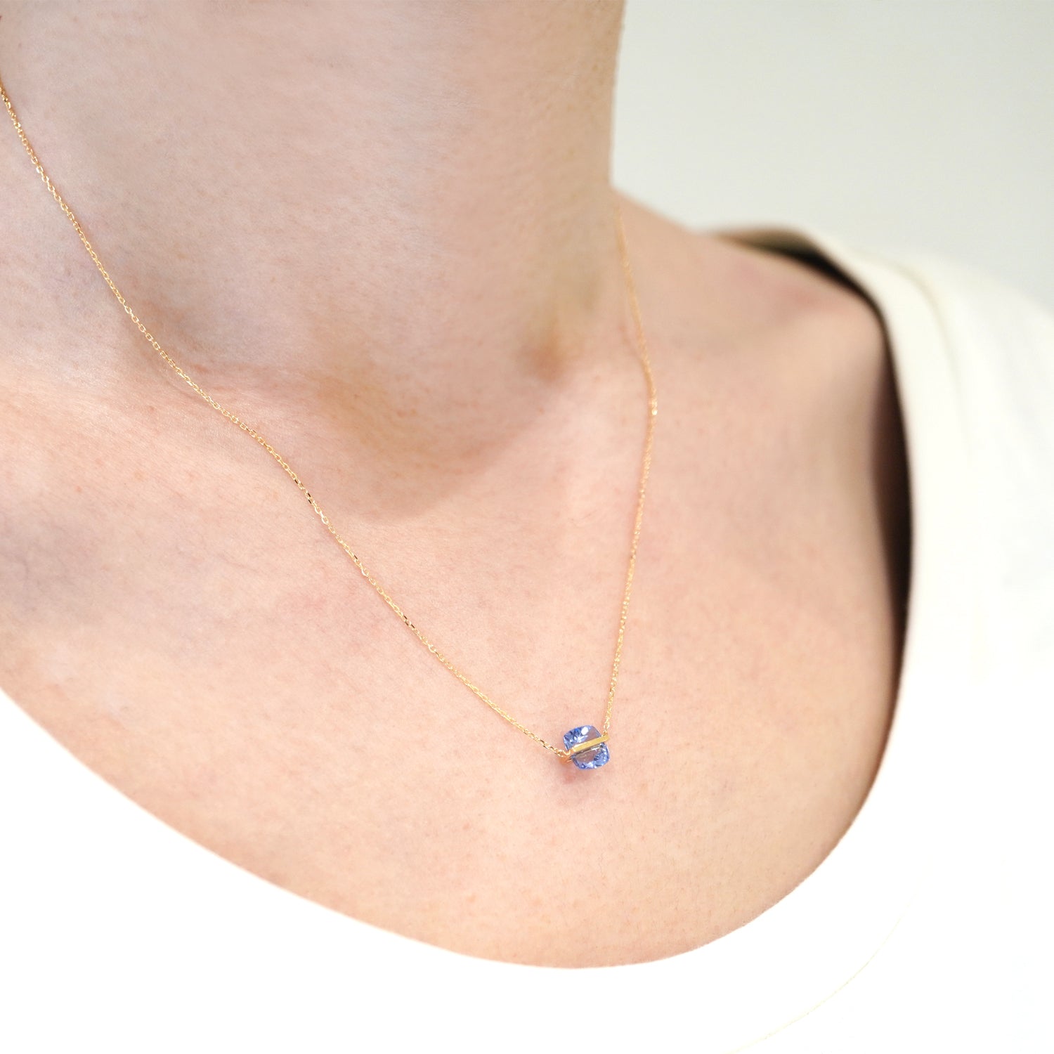BAND NECKLACE TANZANITE #2421