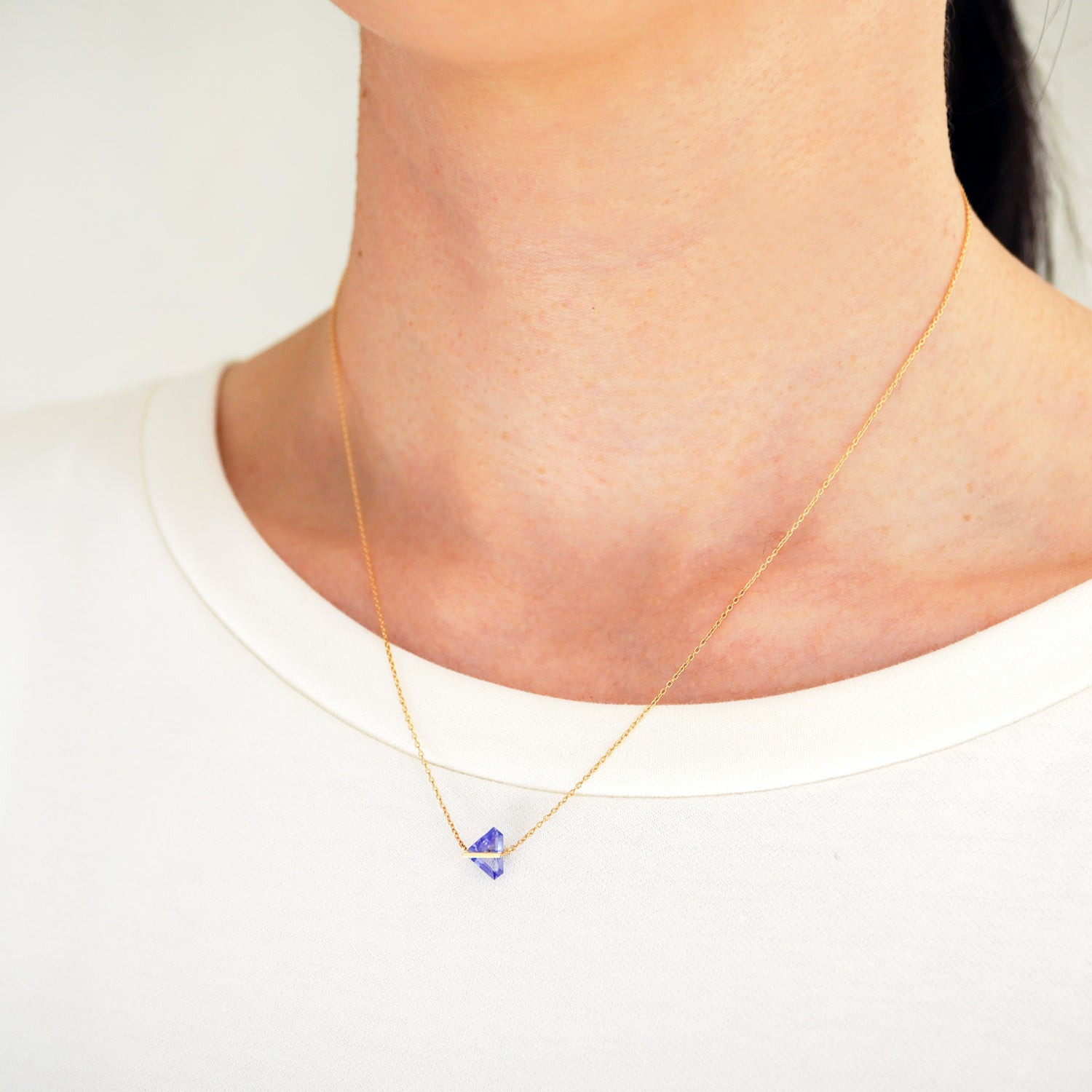 BAND NECKLACE TANZANITE #2207