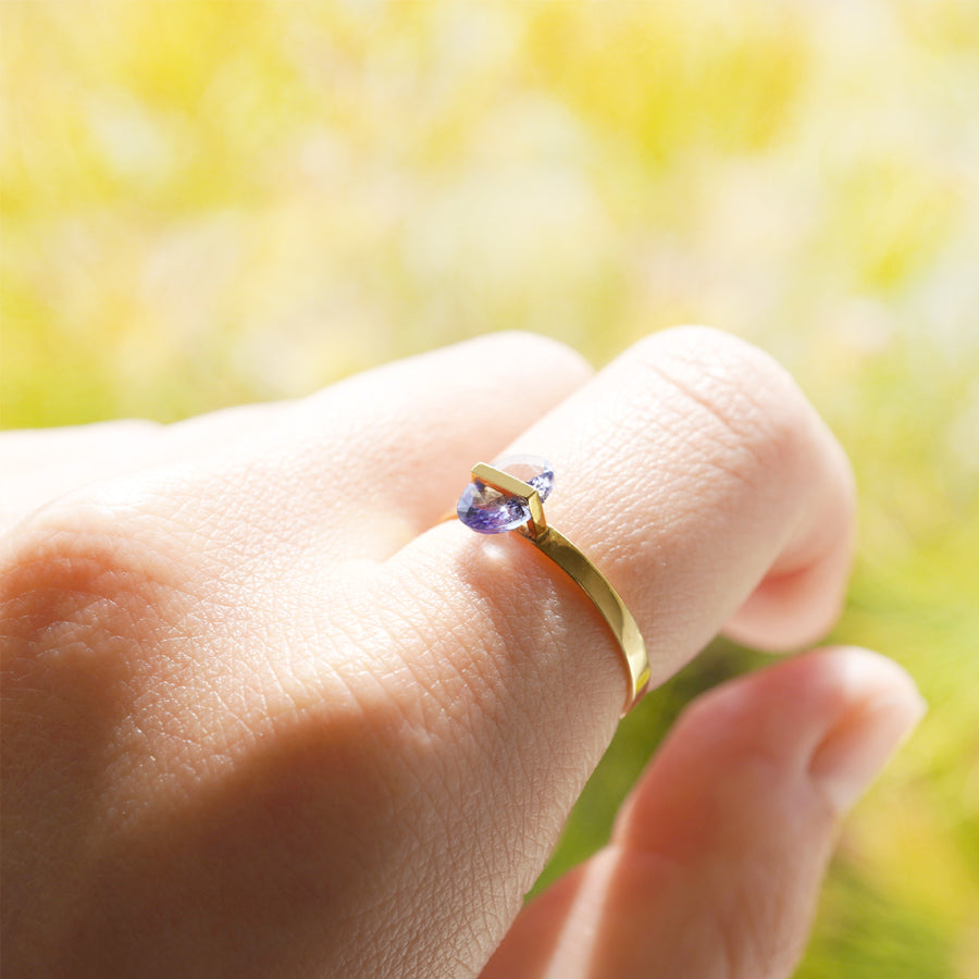BAND RING TANZANITE #1794