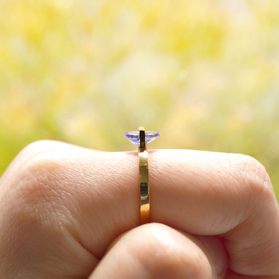 BAND RING TANZANITE #1794