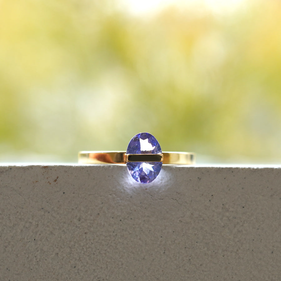 BAND RING TANZANITE #1794