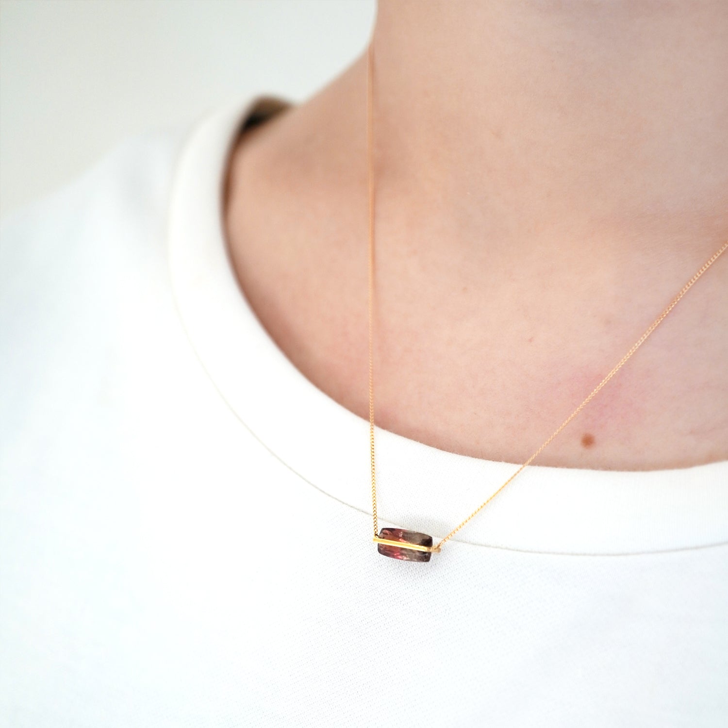 BAND NECKLACE TOURMALINE #2767