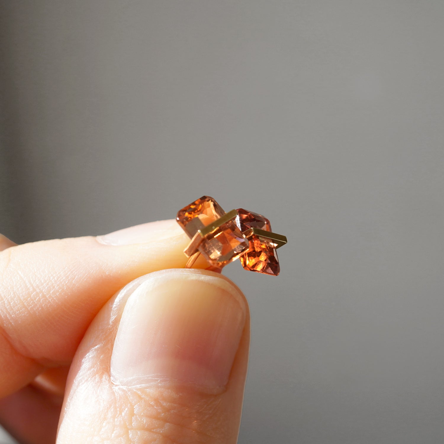 BAND EARRINGS TOURMALINE #1777