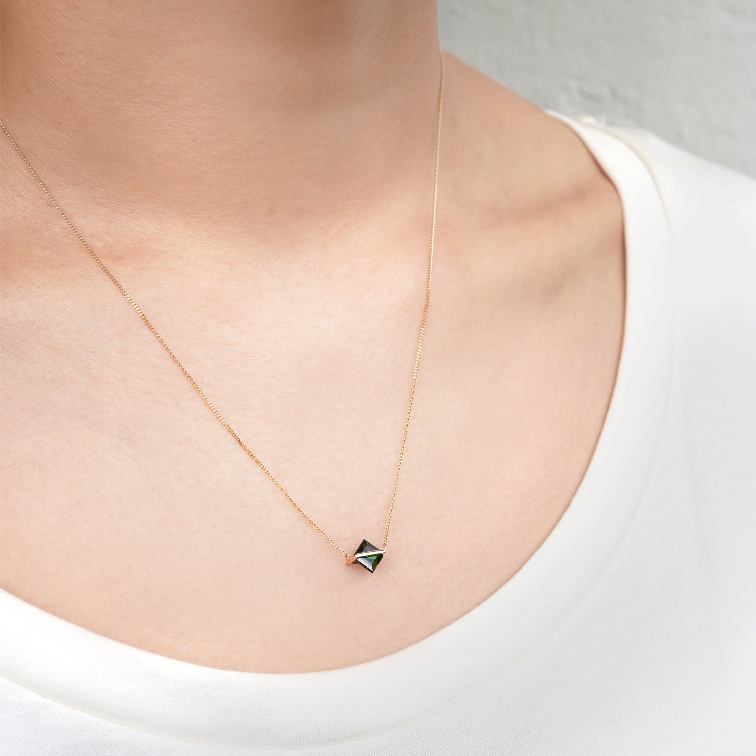 BAND NECKLACE TOURMALINE #2732