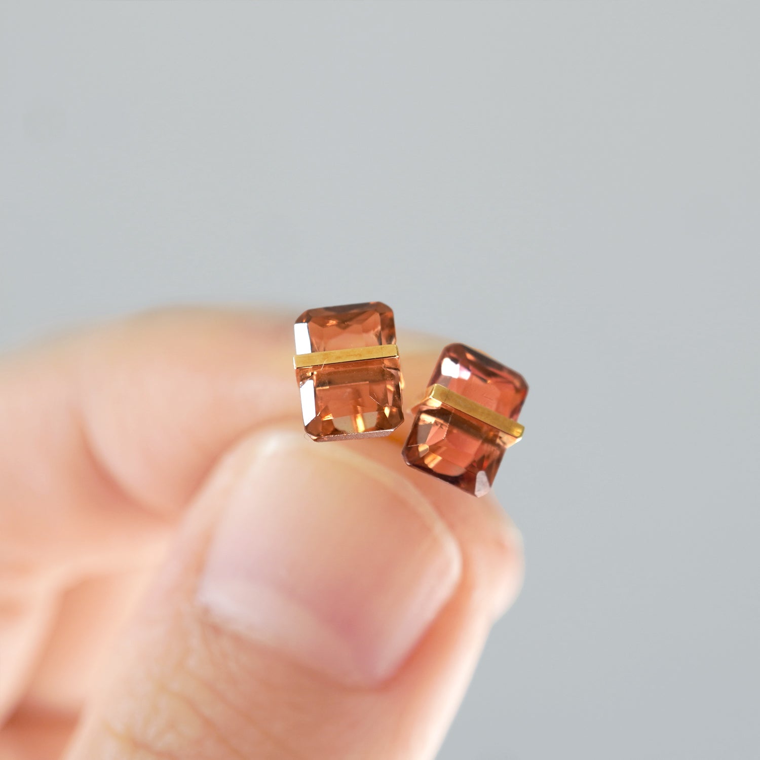 BAND EARRINGS TOURMALINE #1777