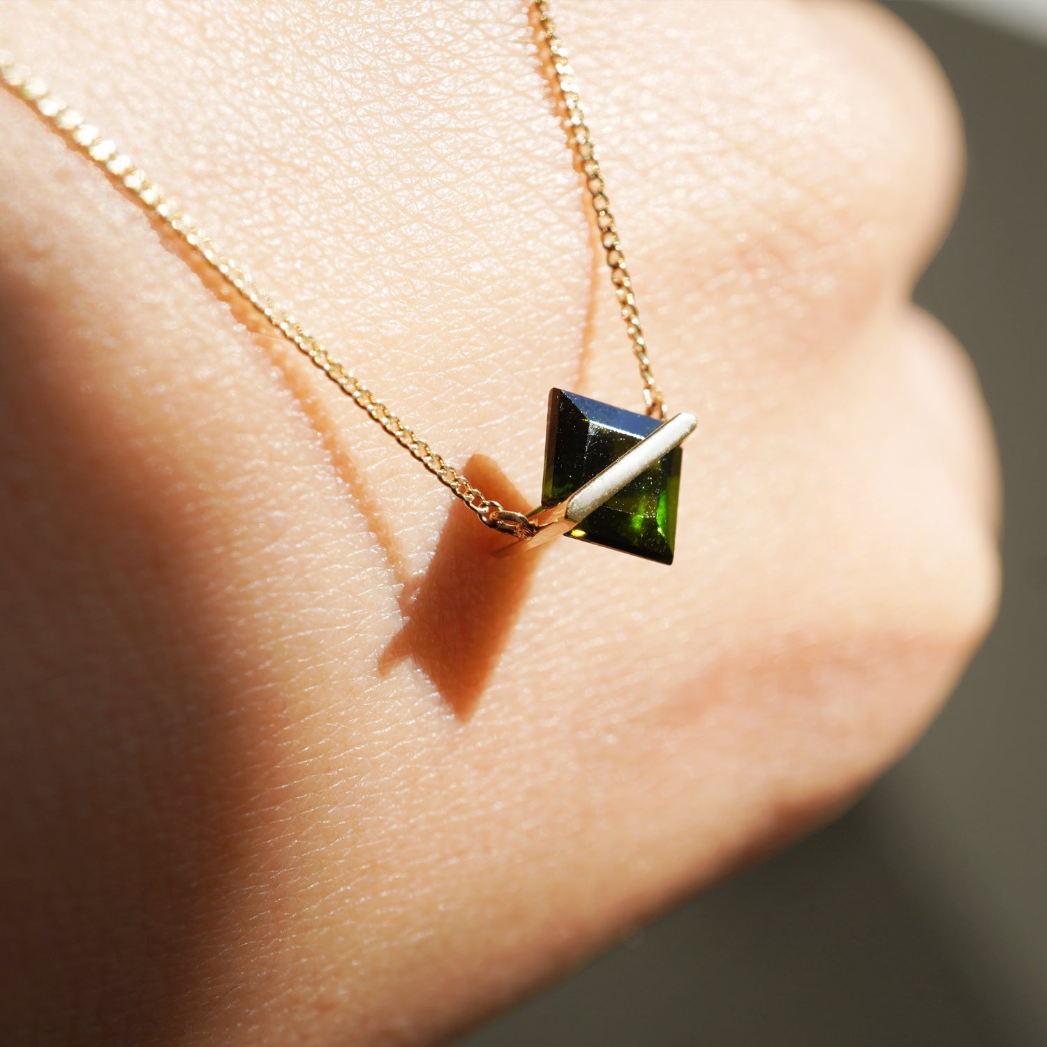 BAND NECKLACE TOURMALINE #2732