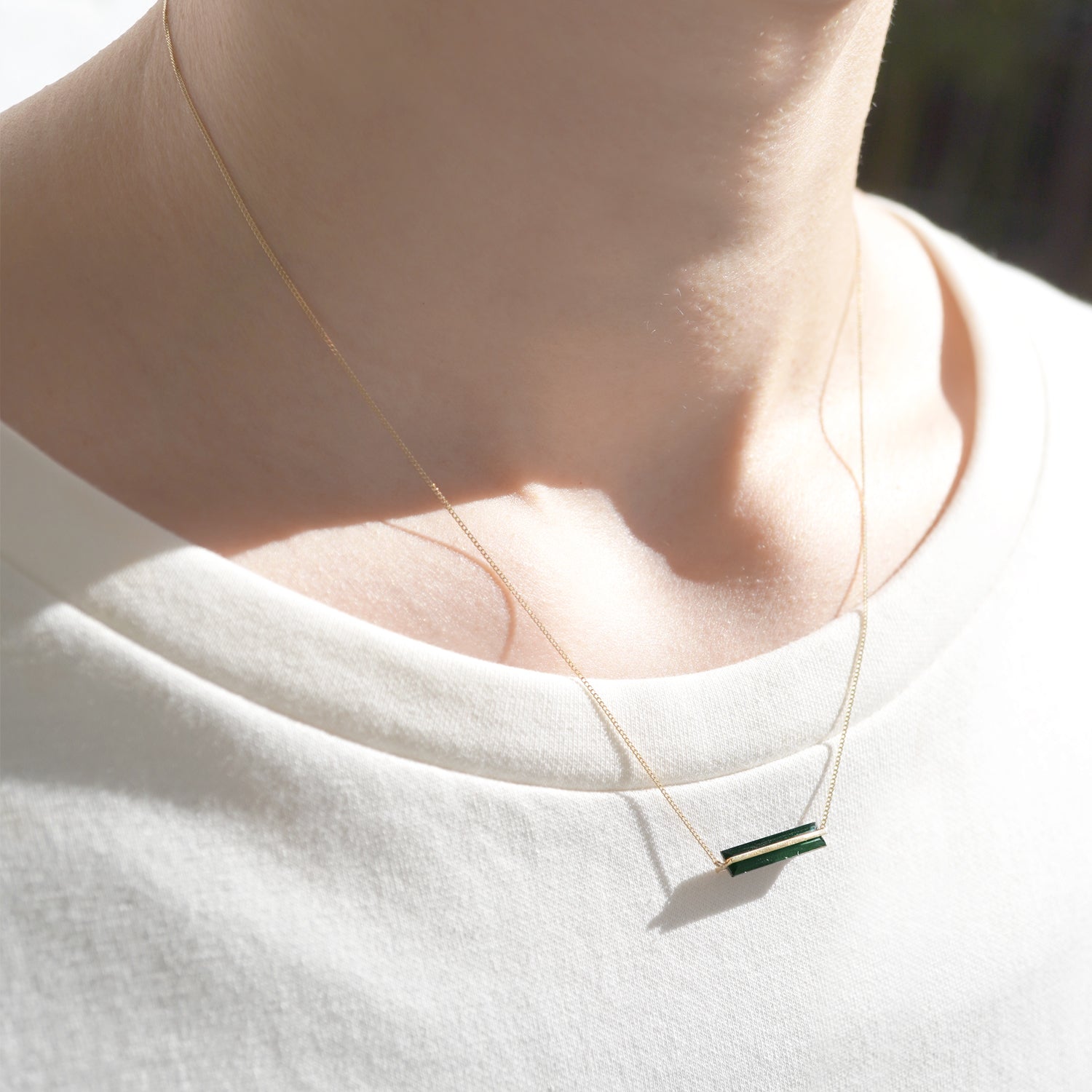 BAND NECKLACE TOURMALINE #2729