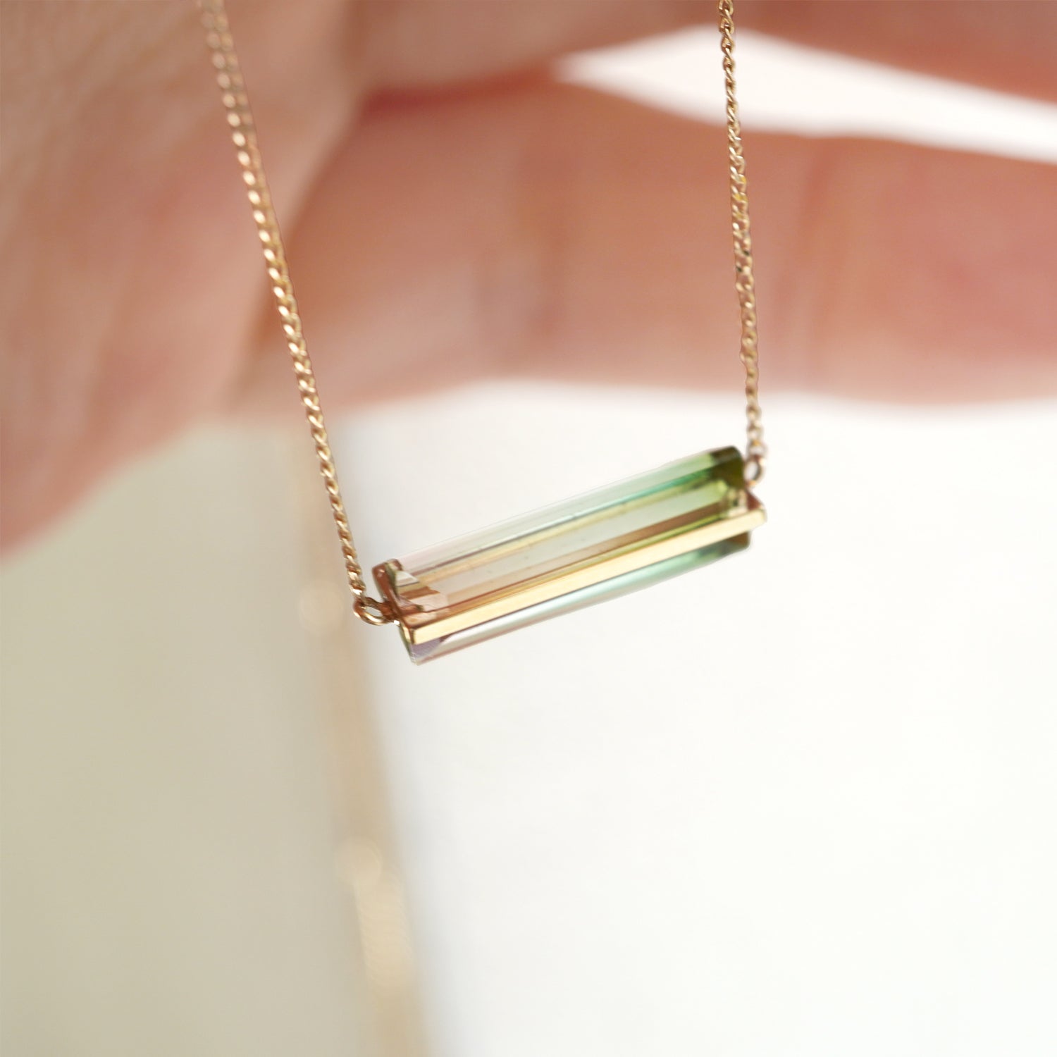 BAND NECKLACE TOURMALINE #2917