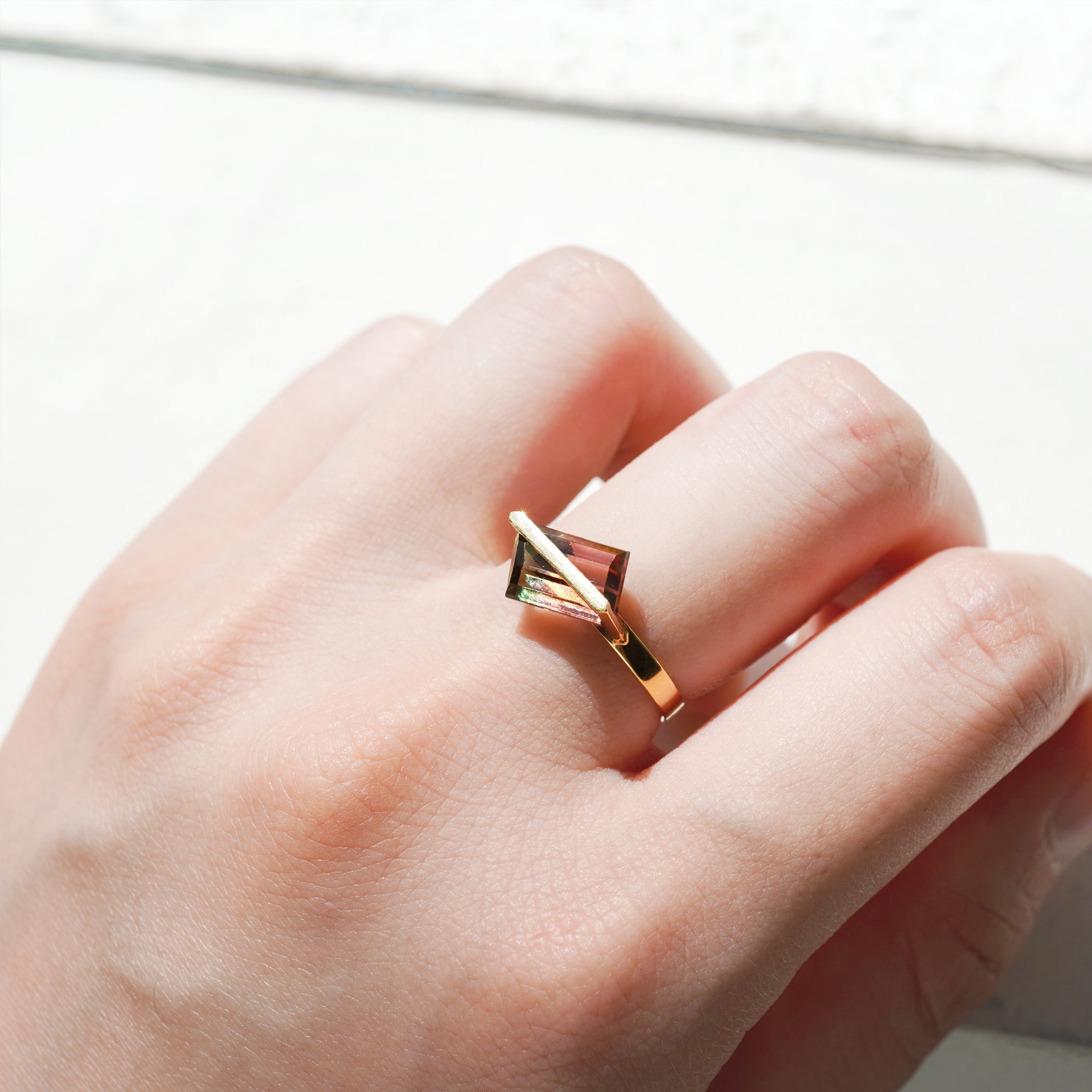 BAND RING TOURMALINE #2468