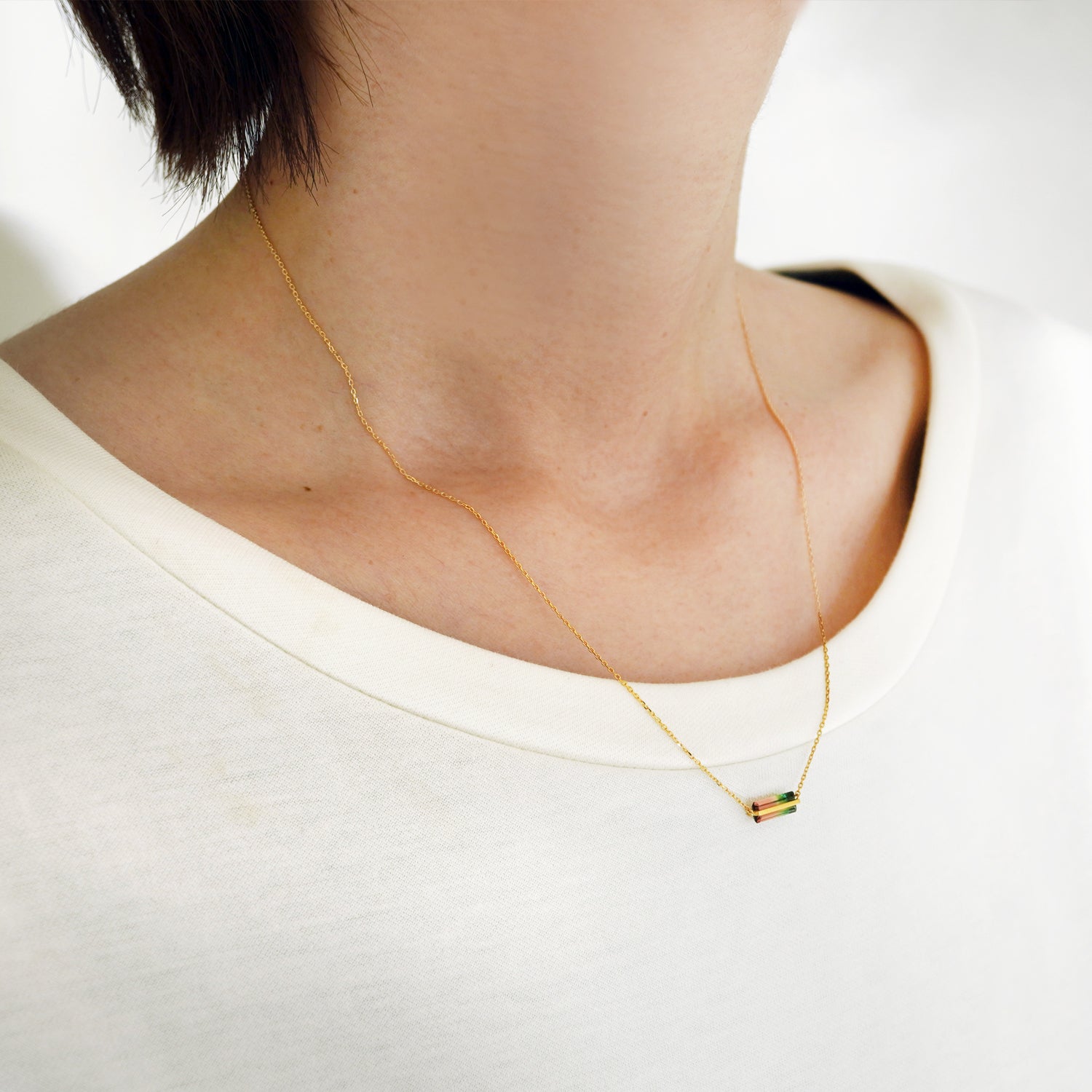 BAND NECKLACE TOURMALINE #2400