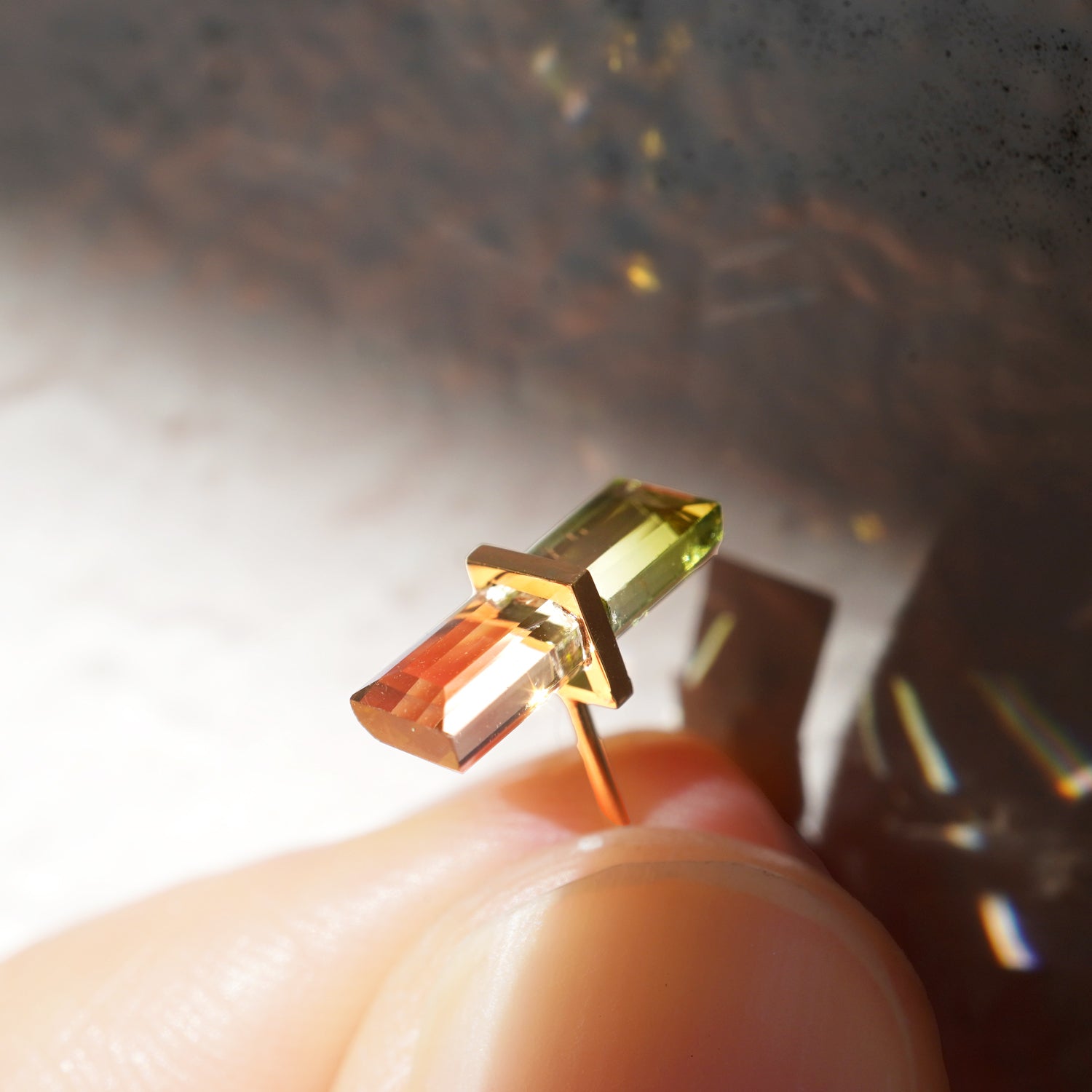 BAND EARRINGS TOURMALINE #2912