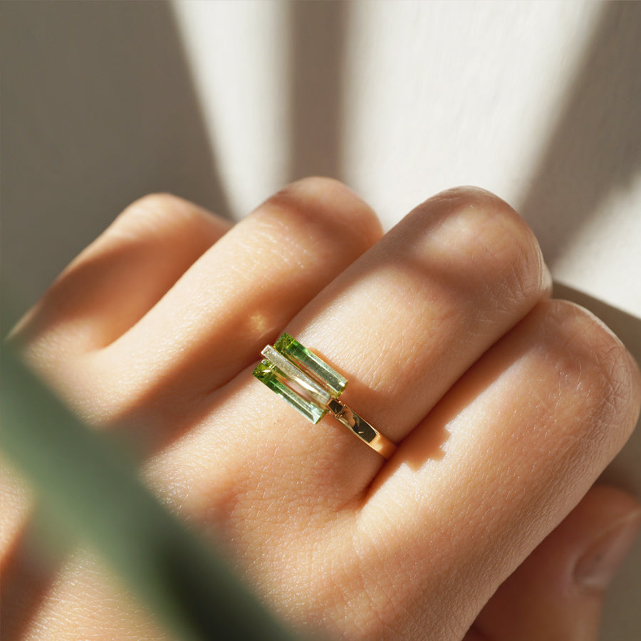 BAND RING TOURMALINE #2348