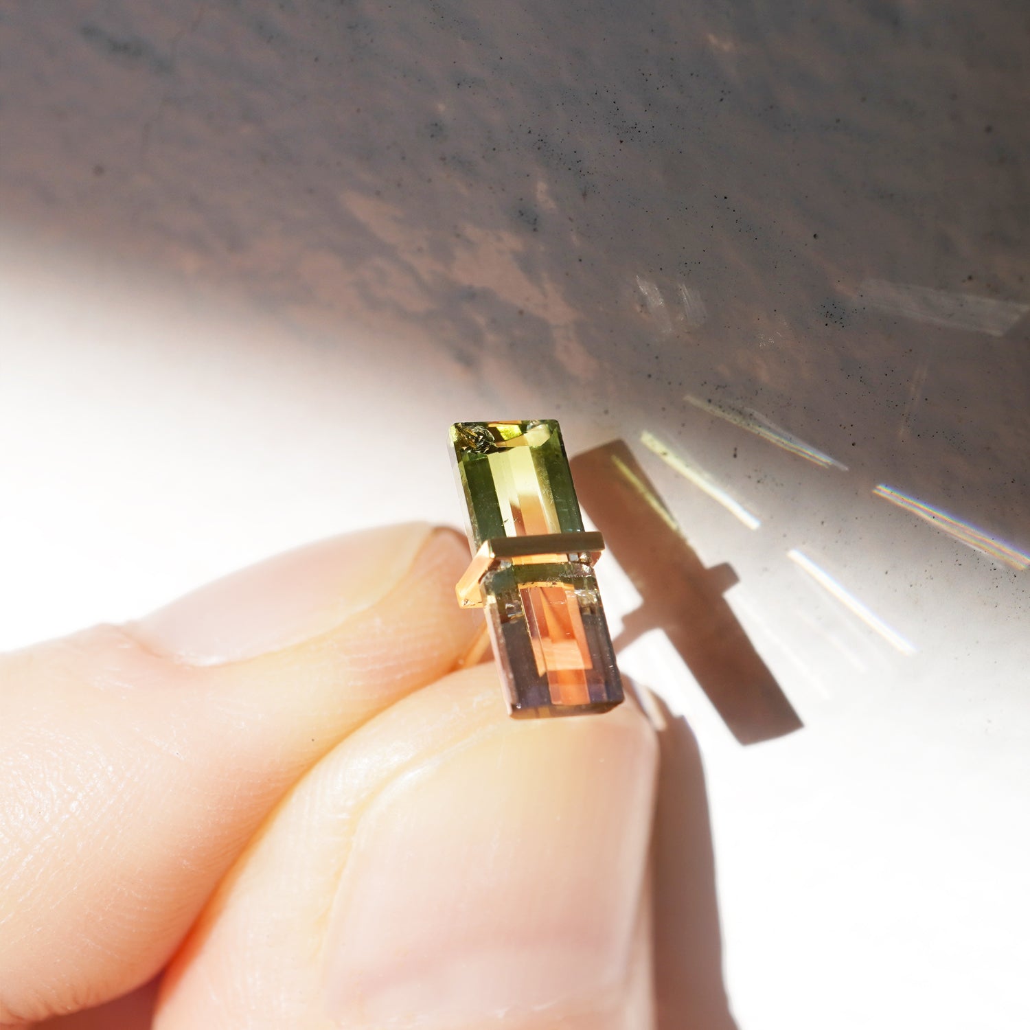 BAND EARRINGS TOURMALINE #2912