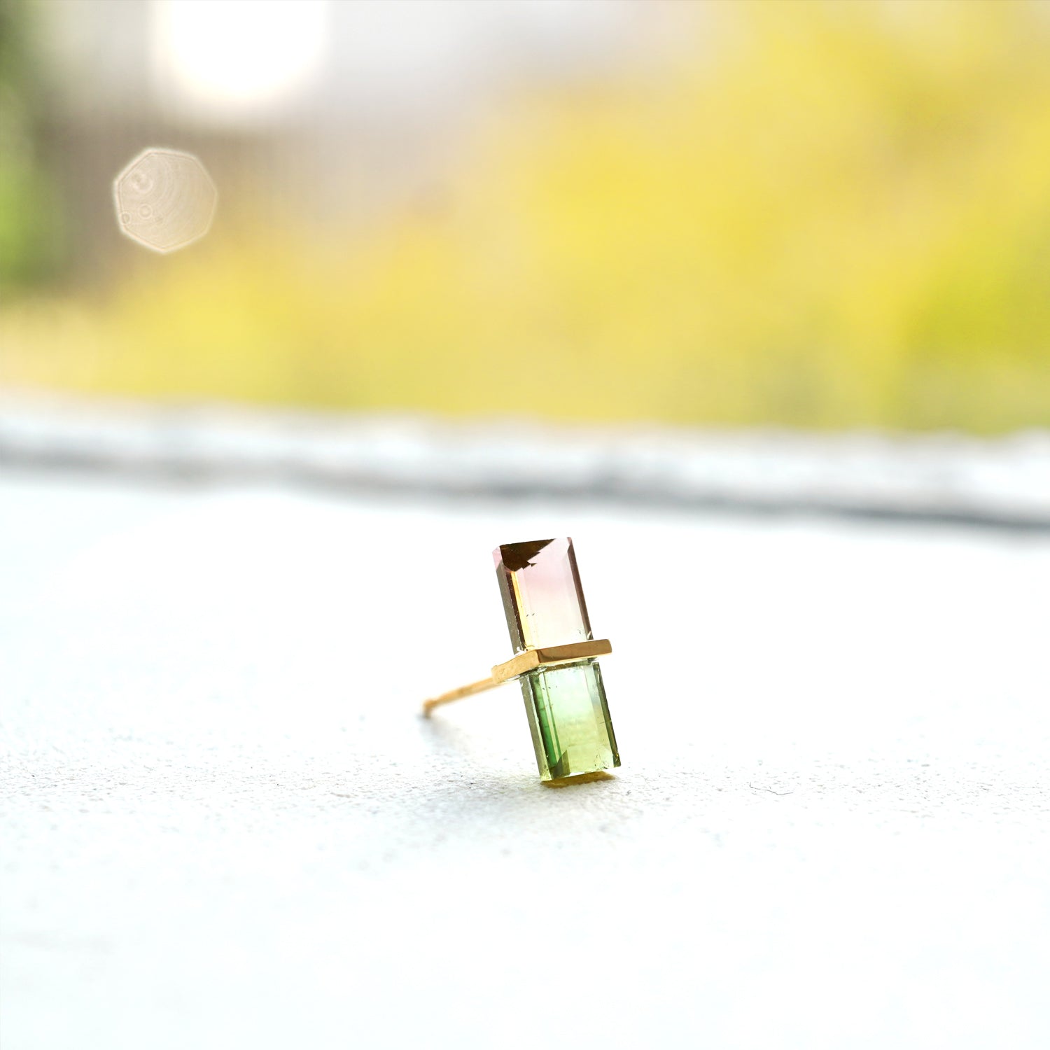 BAND EARRINGS TOURMALINE #2912