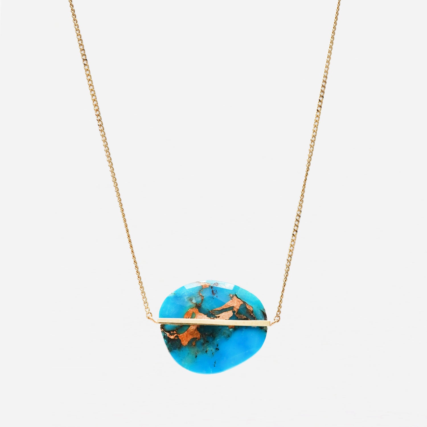 BAND NECKLACE TURQUISE #2790