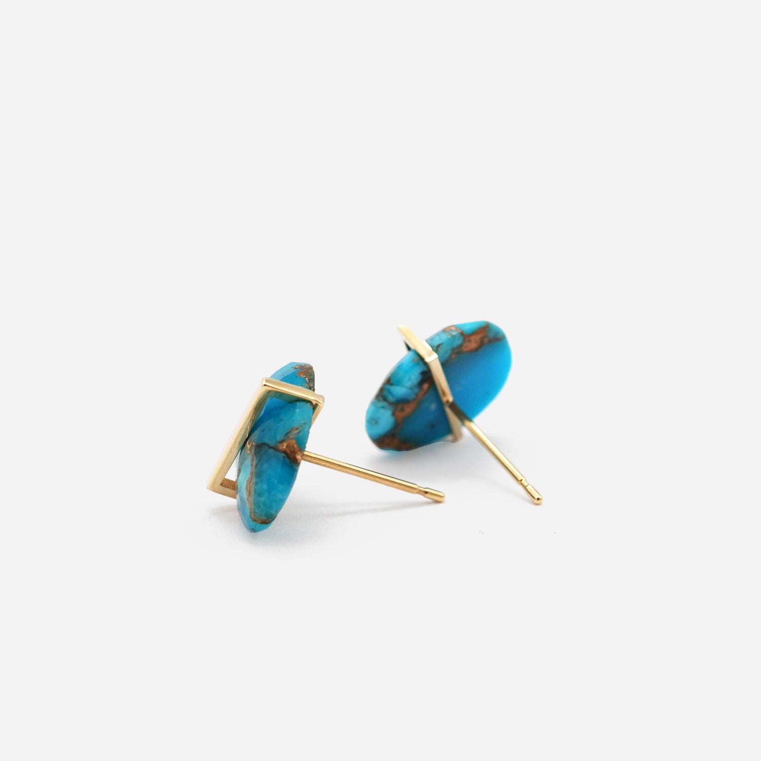 BAND EARRING TURQUISE #2777