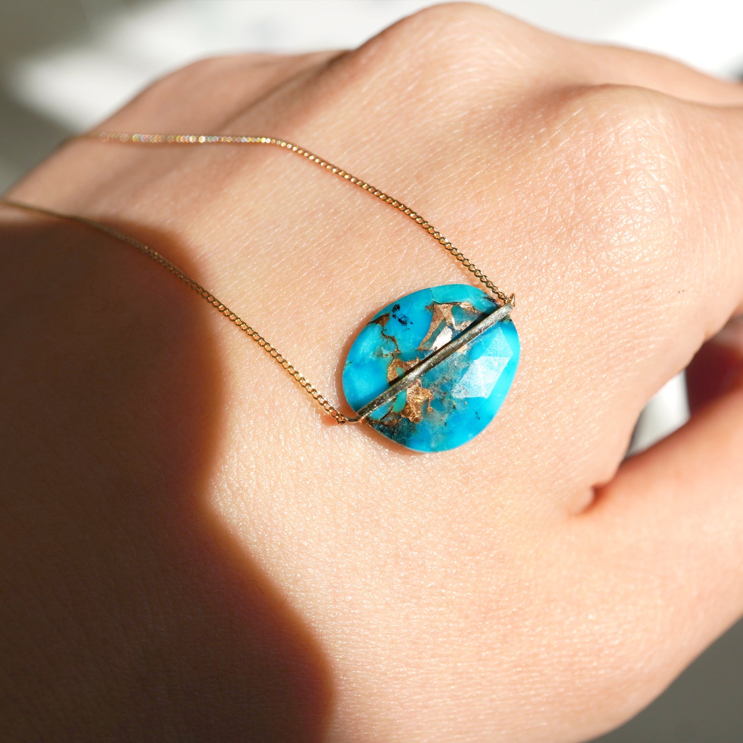 BAND NECKLACE TURQUISE #2790