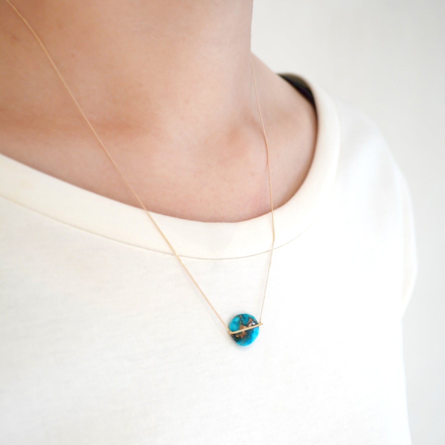 BAND NECKLACE TURQUISE #2790