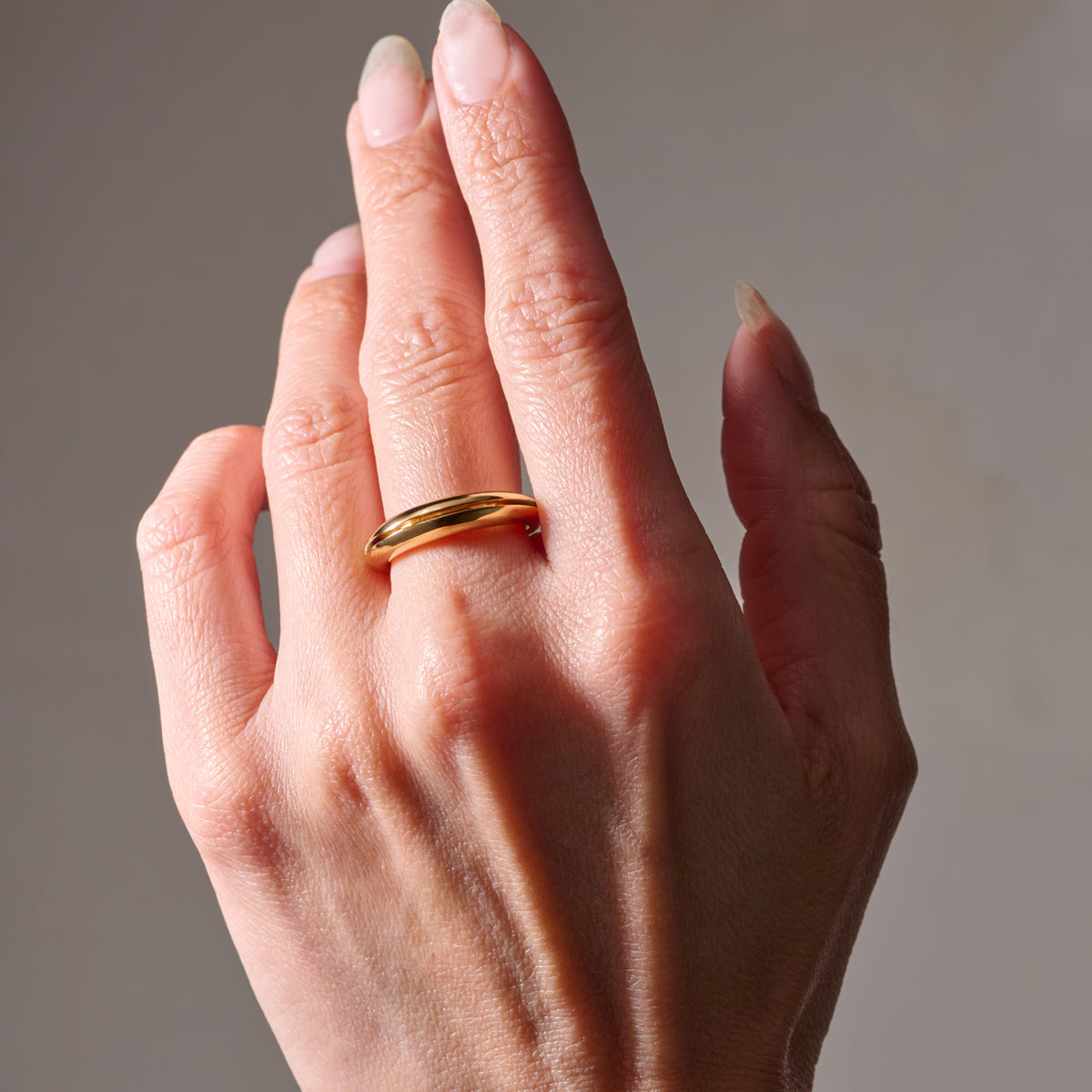HOLLOW RING 01 SV/G