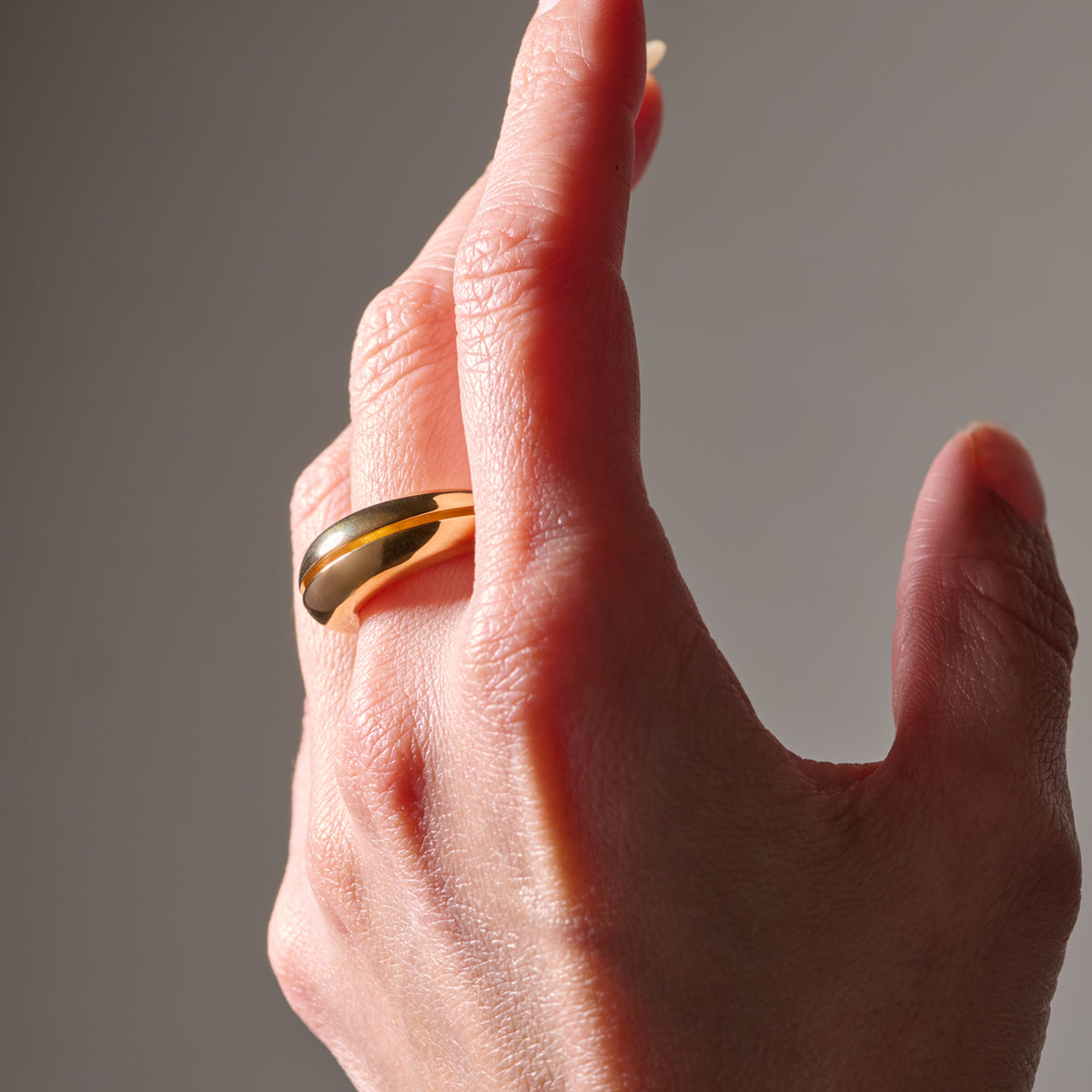 HOLLOW RING 02 SV/G