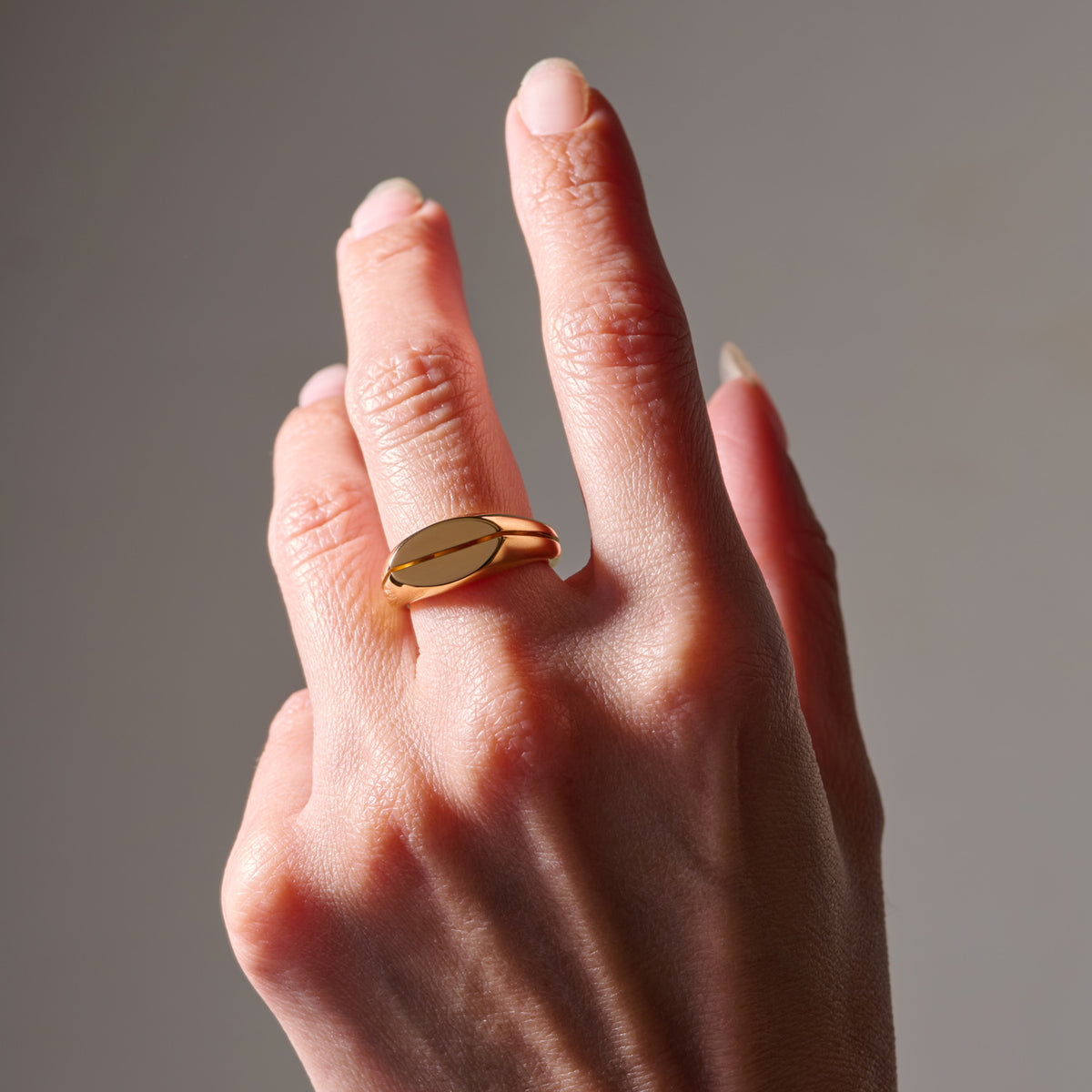 HOLLOW RING 03 SV/G