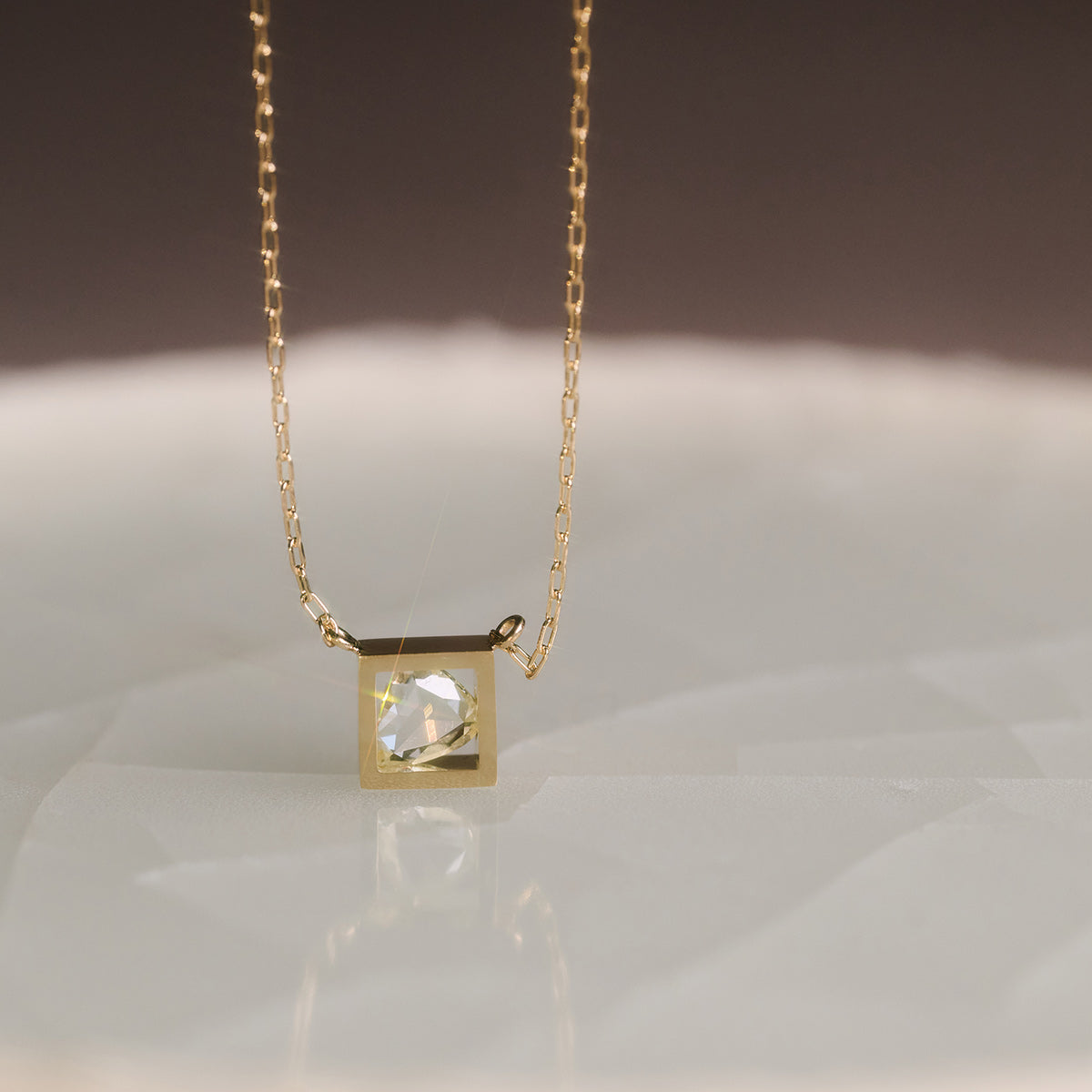 FRAME DIAMOND NECKLACE #4041